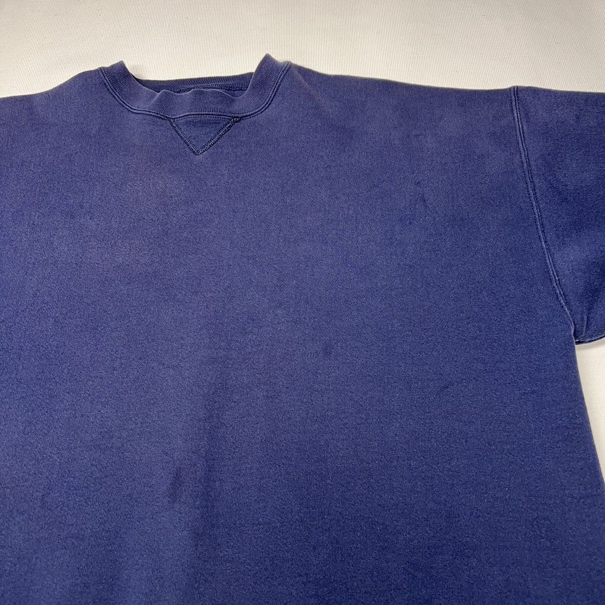 Soffe × Vintage VTG Soffe Crewneck Blue Heavy Cotton Sweatshirt Sweater Size US XL / EU 56 / 4 - 5 Thumbnail