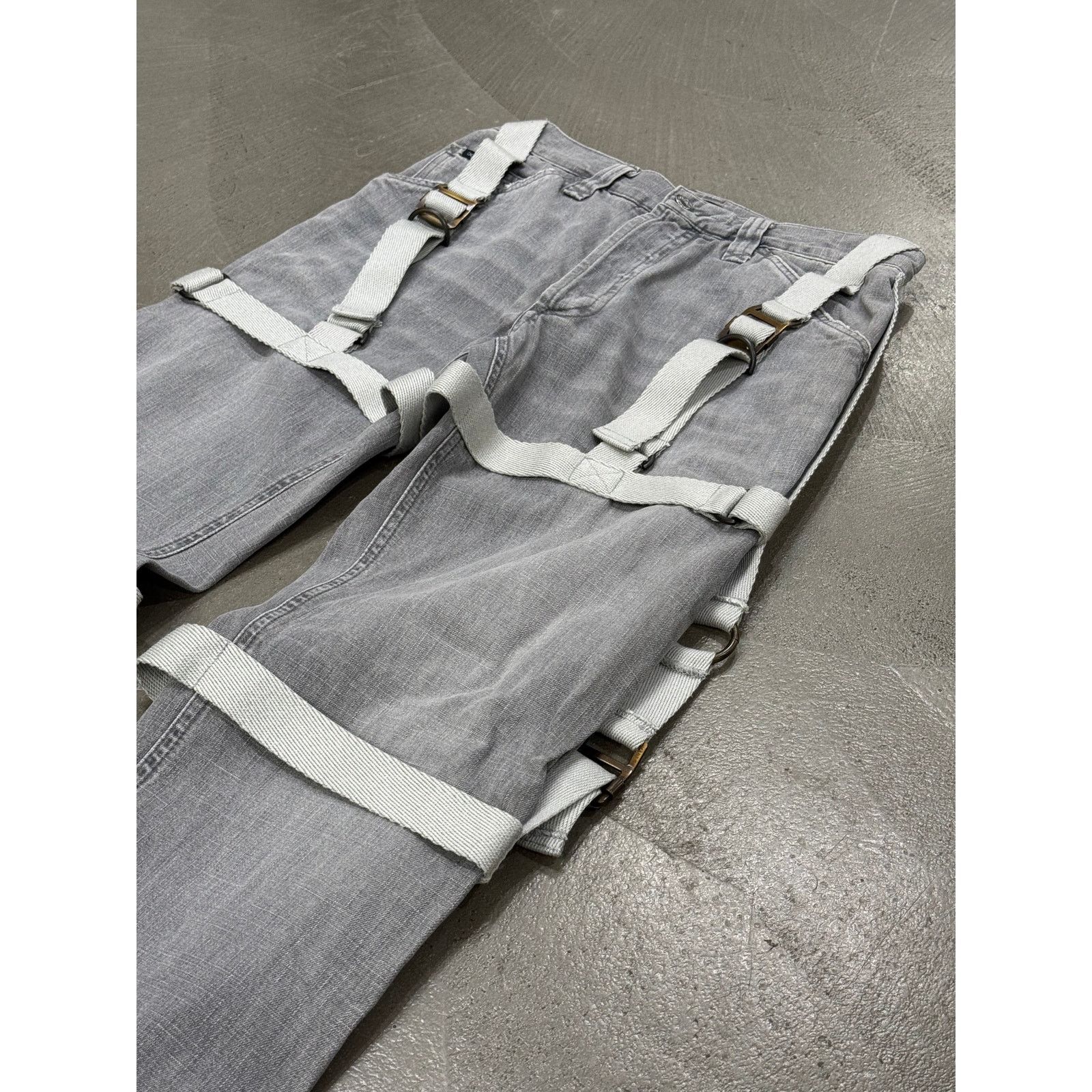 Dolce & Gabbana A/W2003 Dolce & Gabbana bondage parachute pants Size 26" / US 2 / IT 38 - 4 Thumbnail