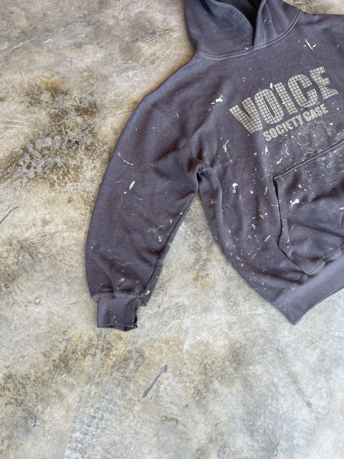 Vintage Vintage Neuterplevo Thrashed Paint Hoodie Size US L / EU 52-54 / 3 - 9 Thumbnail