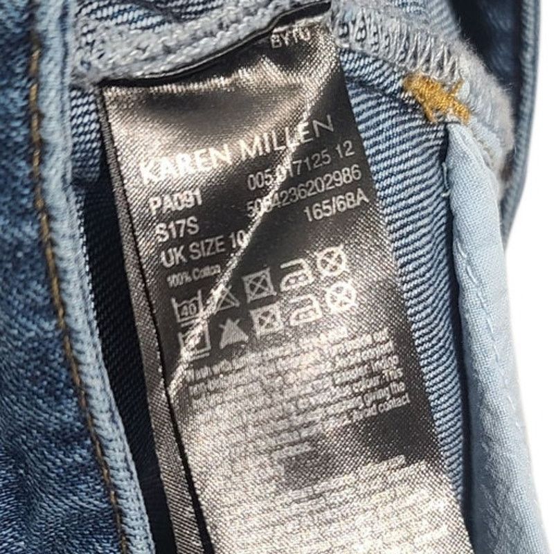 Karen Millen Karen Millen High Rise Tapered Straight Leg Jeans Size 6 Size 28" / US 6 / IT 42 - 6 Thumbnail