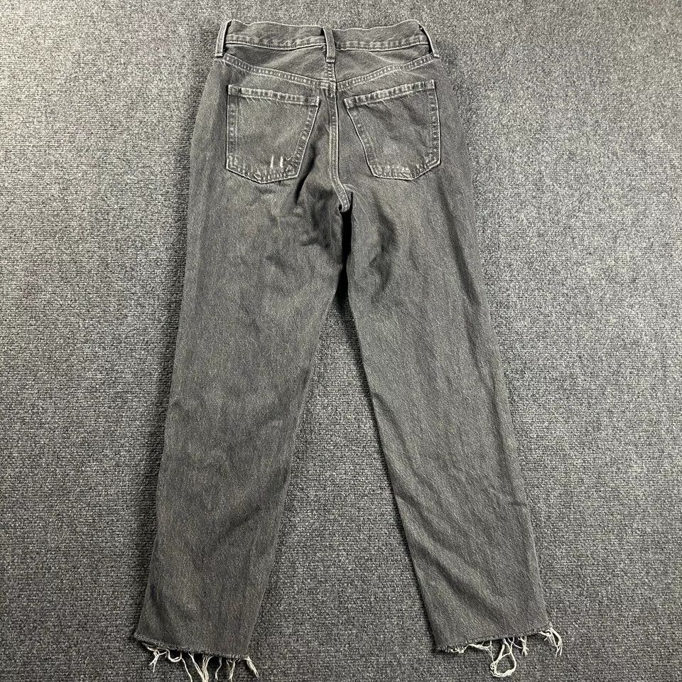 Old Navy Old Navy Jeans Womens 2 Gray Sky Hi Straight Cut Off Size 28" / US 6 / IT 42 - 6 Thumbnail
