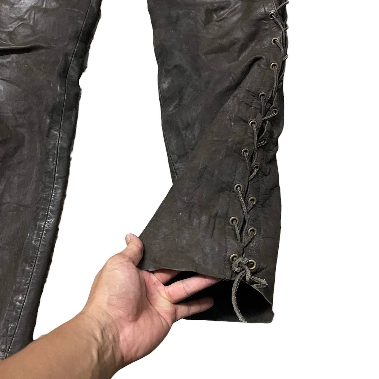 Leather Vintage Hard Leather Stuff Biker Pant Size US 34 / EU 50 - 5 Thumbnail