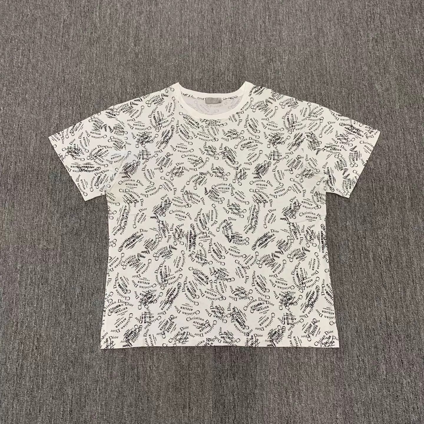 Dior Dior White Logo All Over Print L T-Shirt 98 New Size US L / EU 52-54 / 3 - 1 Thumbnail