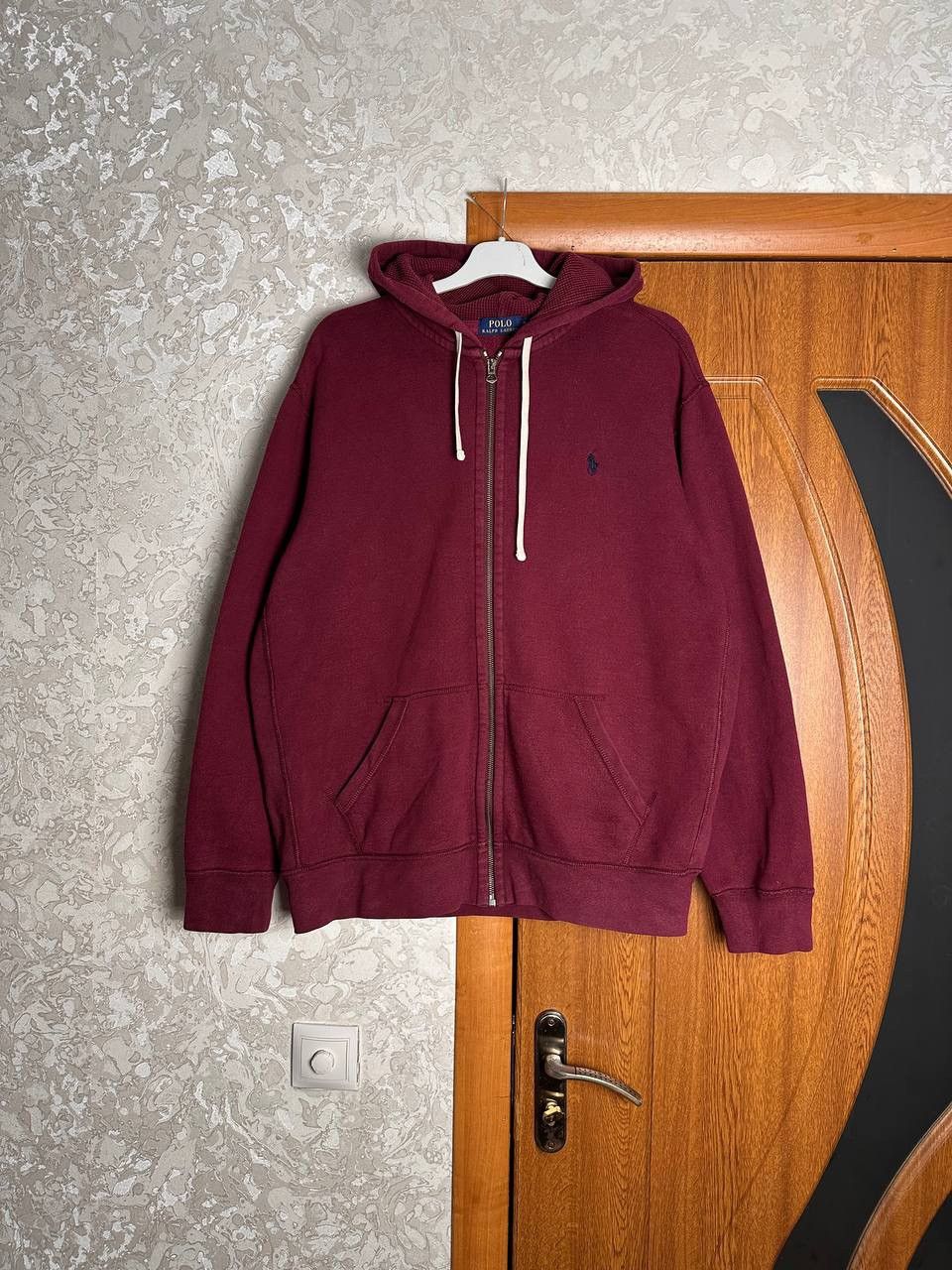 Vintage Polo Ralph Lauren Y2K burgundy Full Zip