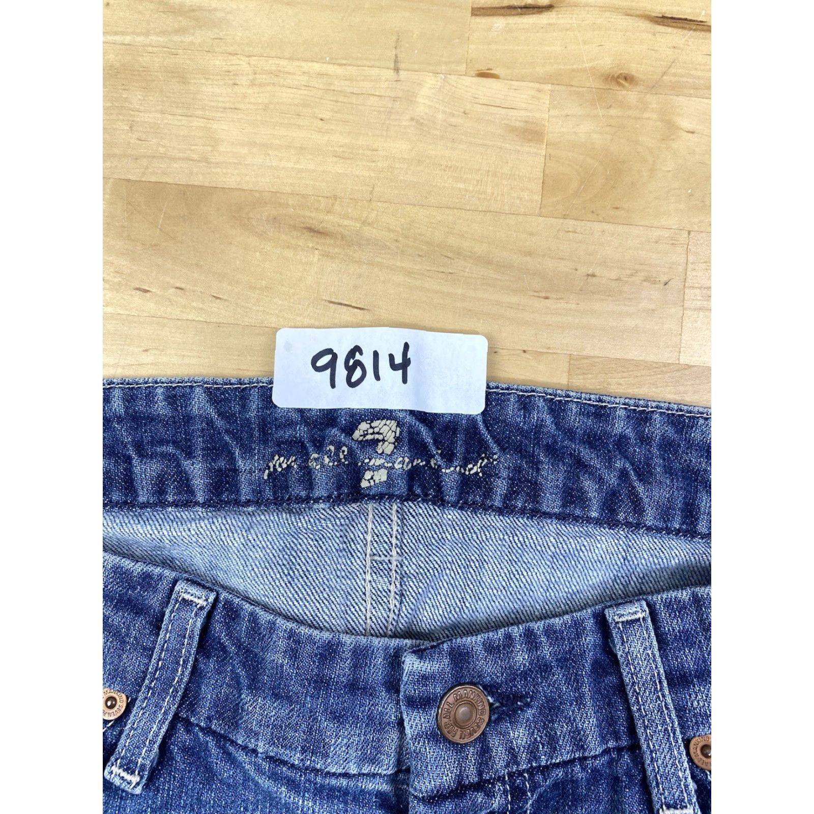 7 For All Mankind VINTAGE 7 For All Mankind A Pocket Denim Jeans Womens 27 Blue Light Wash Bootcut Pockets Jeans Womens 27 Blue Light Wash Size 27" / US 4 / IT 40 - 3 Thumbnail