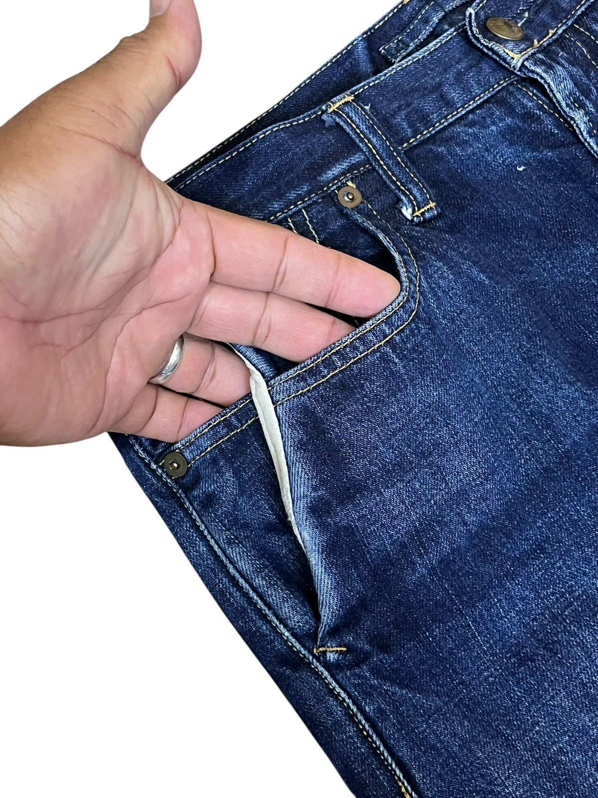 Maison MIHARA YASUHIRO SICK Y2K MAISON MIHARA YASUHIRO BLUE JEANS MADE IN JAPAN Size US 34 / EU 50 - 6 Thumbnail