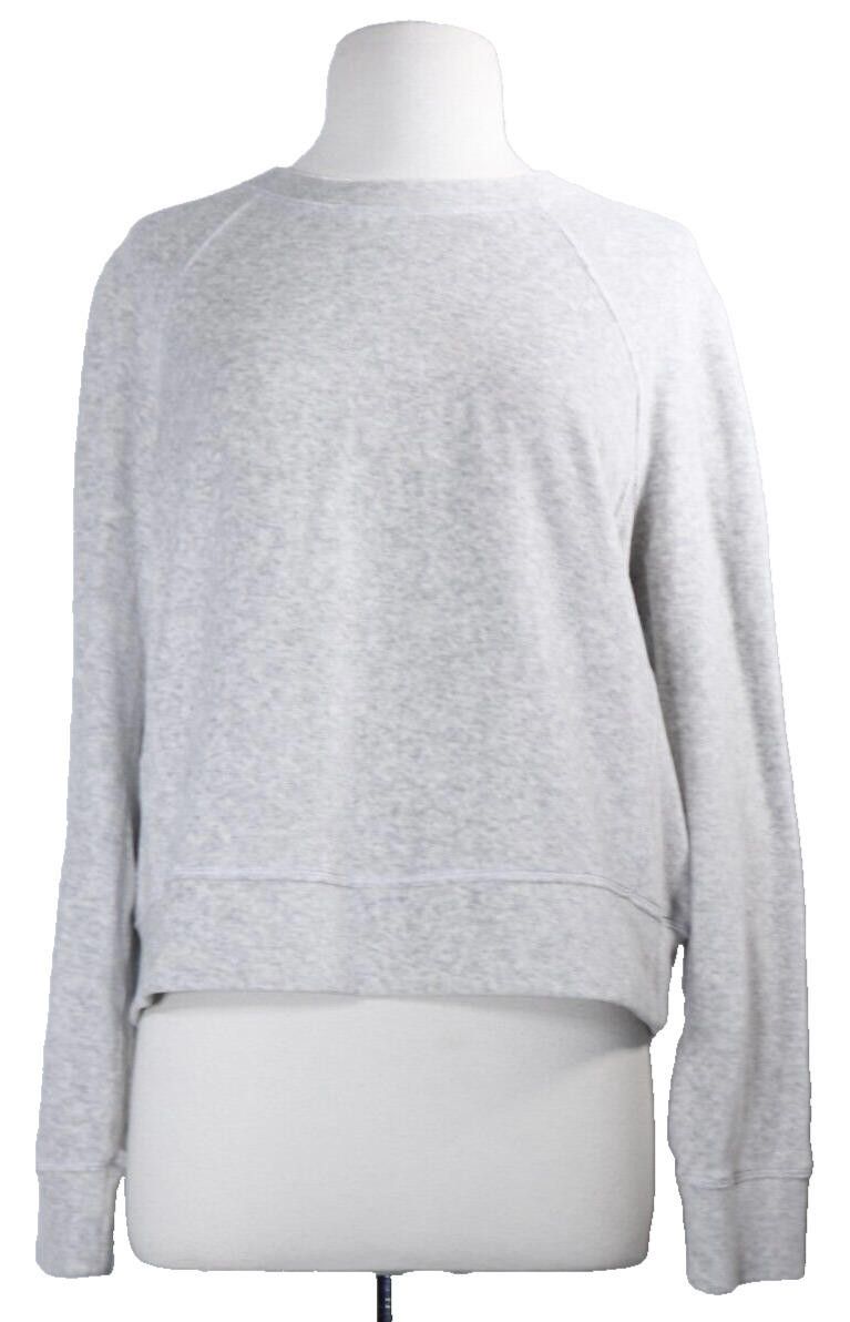 Designer Lululemon Women Medium Every Moment Crew Core Grey Sweater Size M / US 6-8 / IT 42-44 - 5 Thumbnail