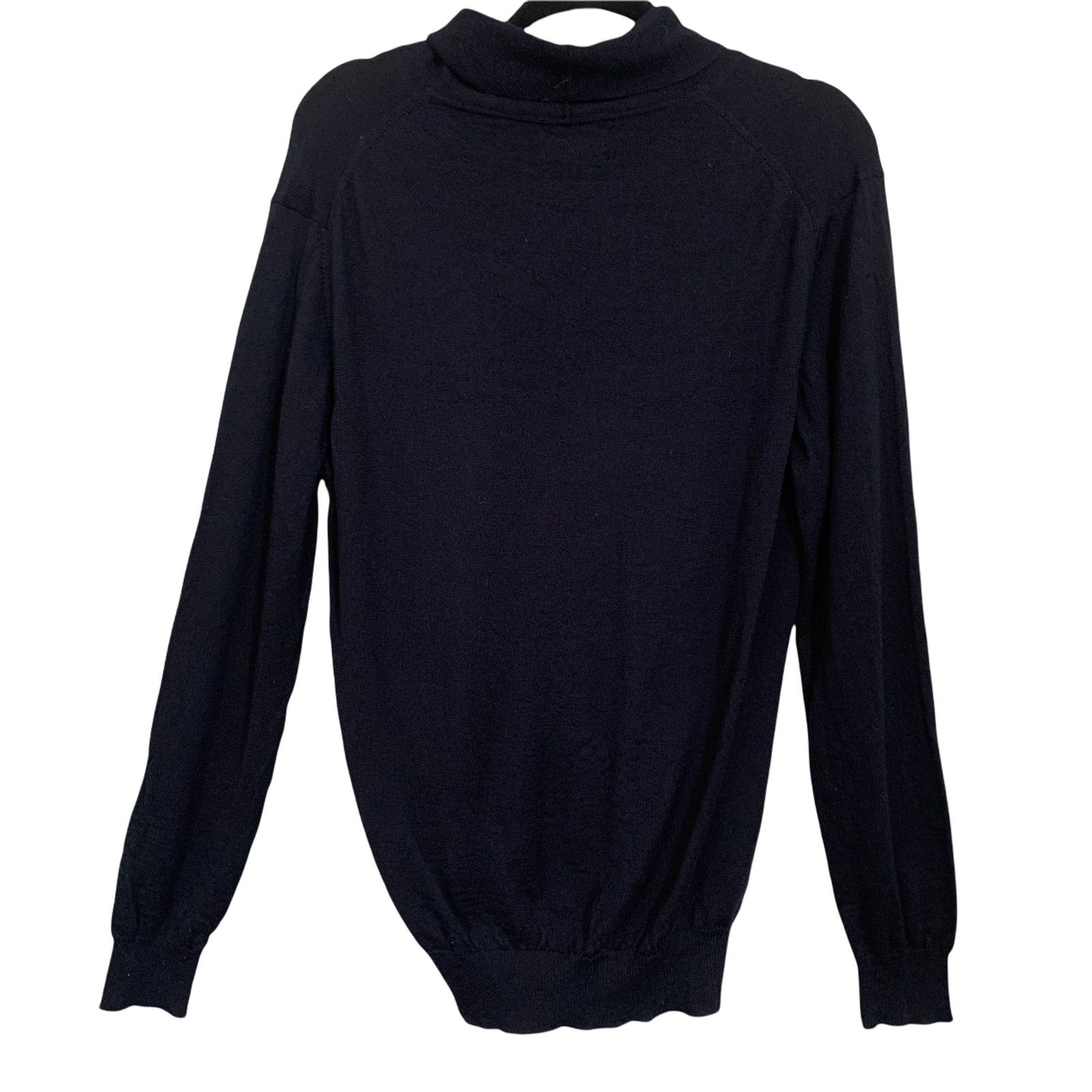 Zara Zara Men's Heritage Navy Blue Wool Sweater XL Classic Jumper Size US XL / EU 56 / 4 - 5 Thumbnail