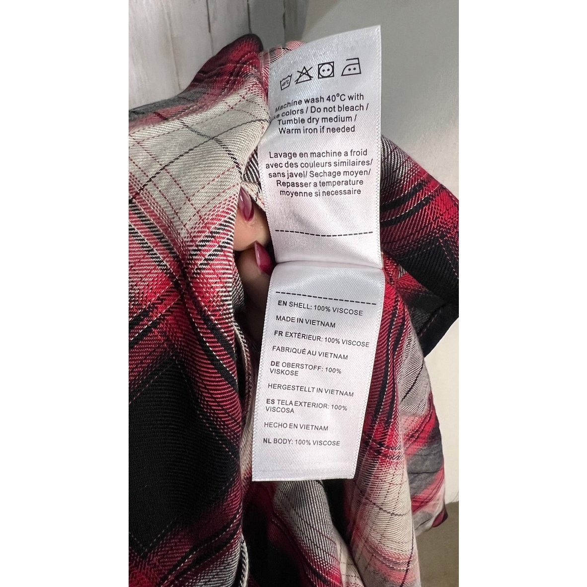 UNTUCKit UNTUCKit Women's Plaid Wrap Dress Size 8 Knee Length Size M / US 6-8 / IT 42-44 - 12 Thumbnail