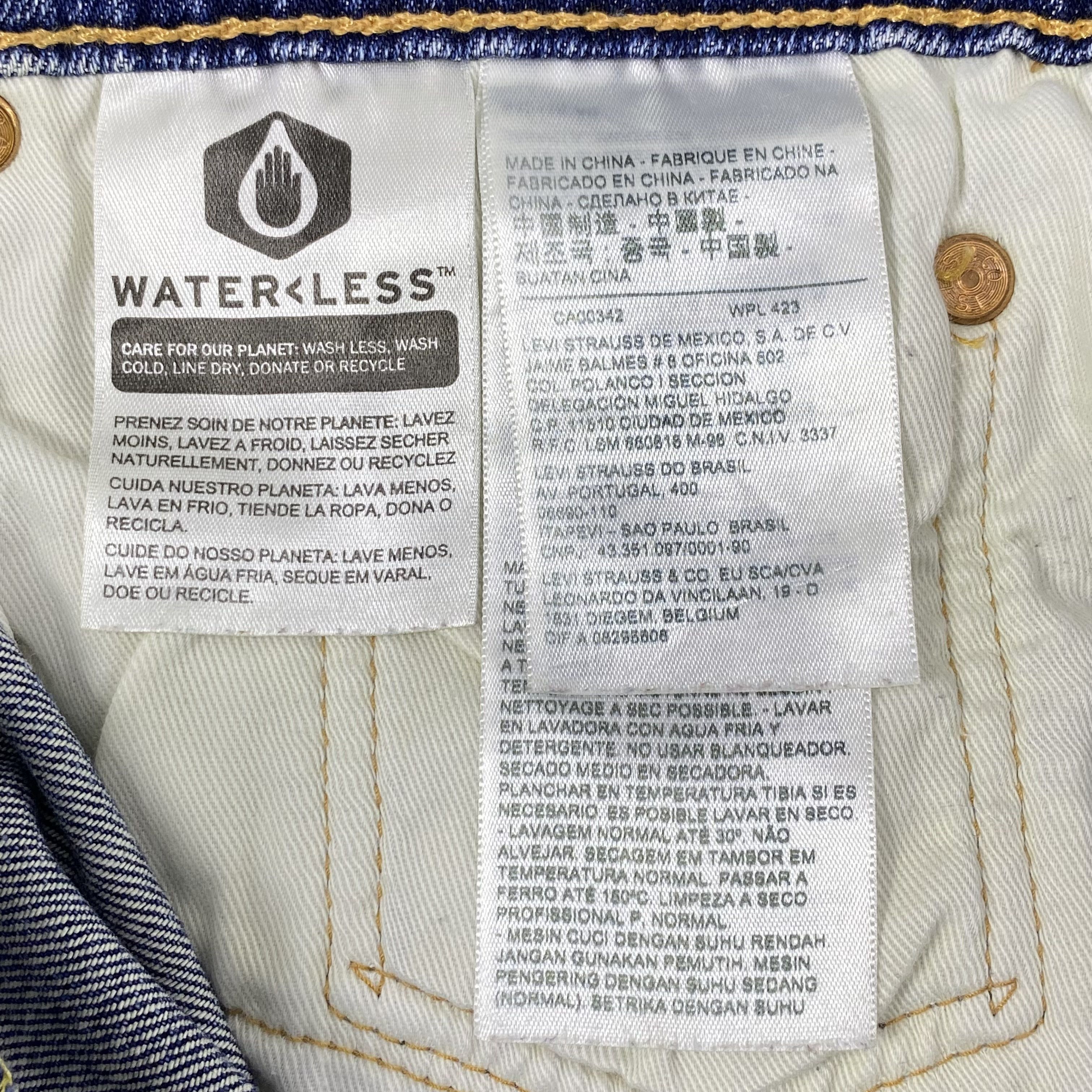 Jean × Levi's × Vintage Vintage Levi's Lot 502 Blue Wash Distressed Jeans-J1158 Size US 32 / EU 48 - 10 Thumbnail
