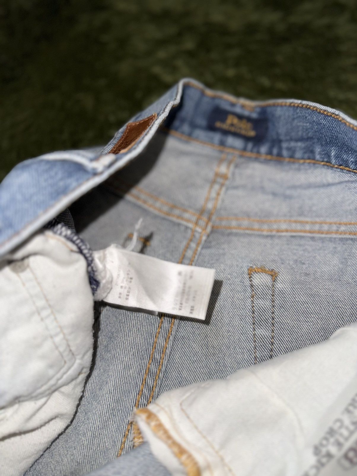 Polo Ralph Lauren [28] Polo Ralph Lauren Japan Cut-Off Vintage Washed Denim Size US 28 / EU 44 - 4 Thumbnail