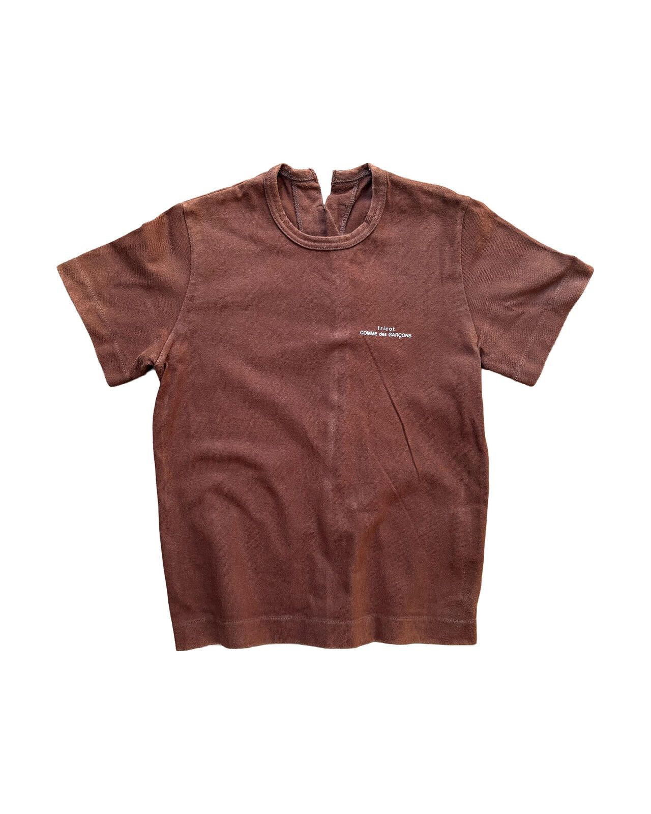 Comme des Garcons Tricot Comme des Garçons Logo T Shirt Back Zip XS Size US XS / EU 42 / 0 - 1 Thumbnail