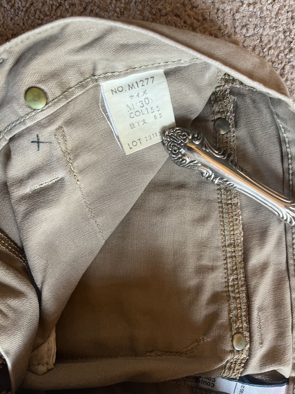 Number (N)ine Blue Way Khaki Cargo denim Size US 30 / EU 46 - 5 Thumbnail