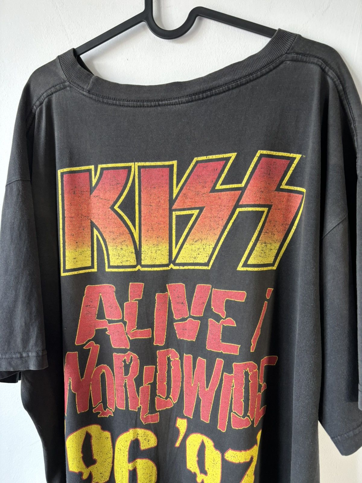 Band Tees × KISS VTG Kiss Alive Tour 96-97 Faded Flame Tee Size US XL / EU 56 / 4 - 4 Thumbnail