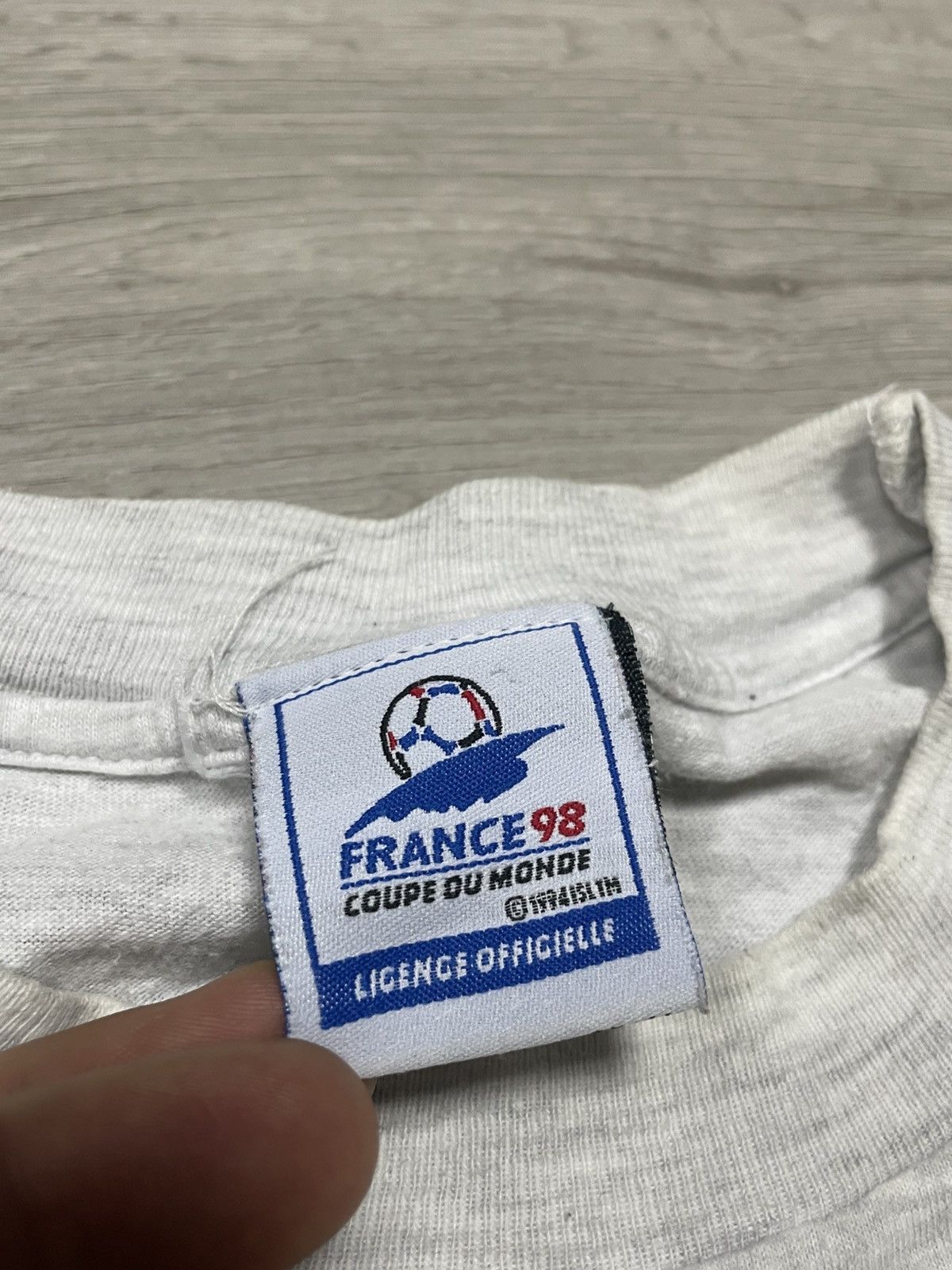Vintage France 98 1994 coupe du monde soccer football vintage tee Size US L / EU 52-54 / 3 - 5 Thumbnail