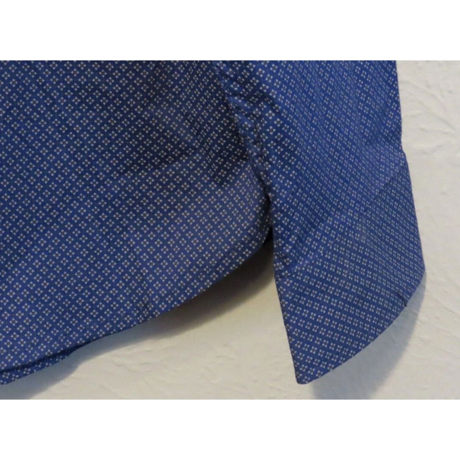 Kenneth Cole Kenneth Cole Shirt Men's XL Blue with Gray Trim Button Up Long Sleeve Collared Dress Shirt Regular Fit Size US XL / EU 56 / 4 - 3 Thumbnail