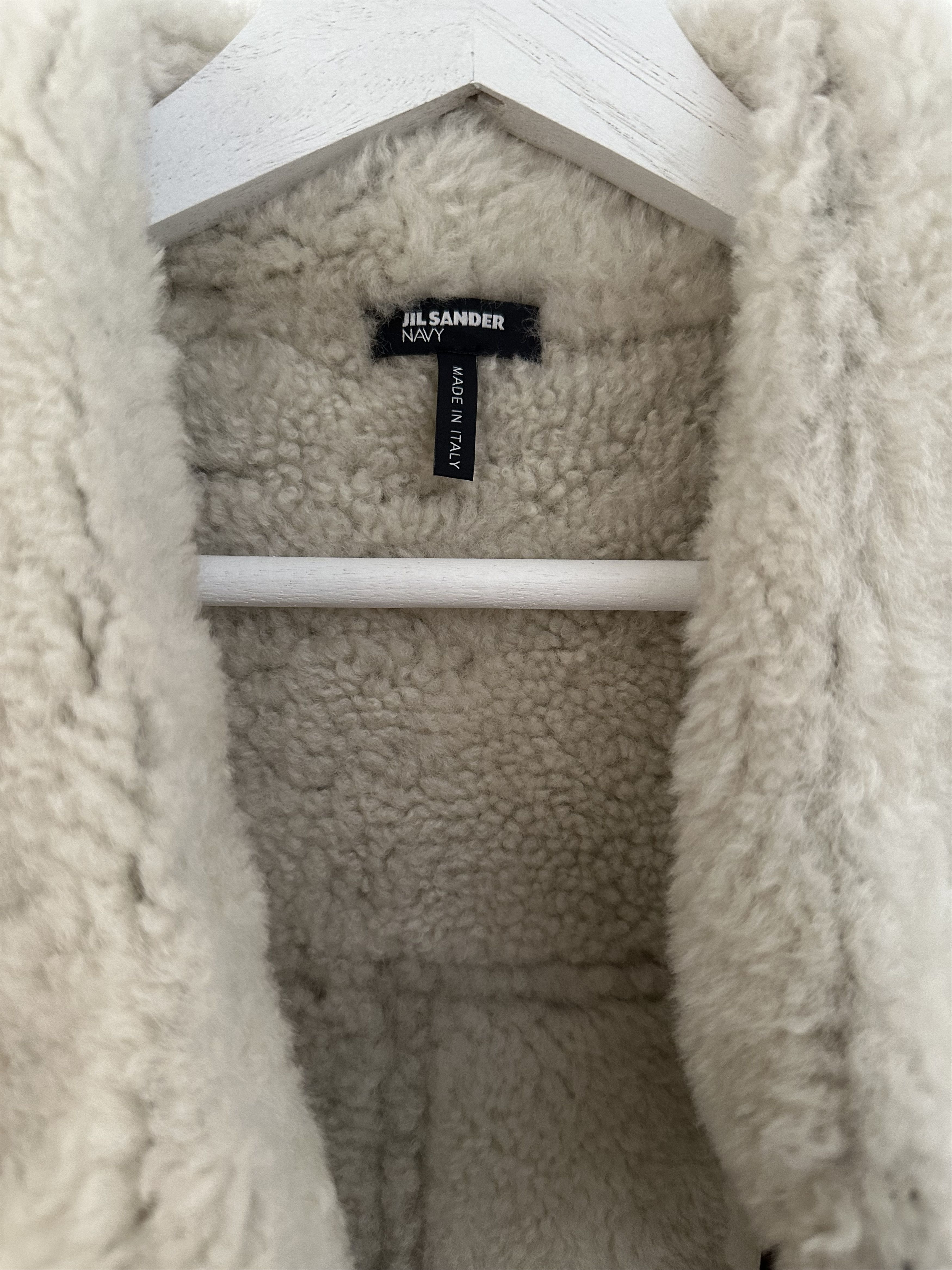 Jil Sander Jil Sander Navy Shearling Aviator olive Size S / US 4 / IT 40 - 4 Thumbnail