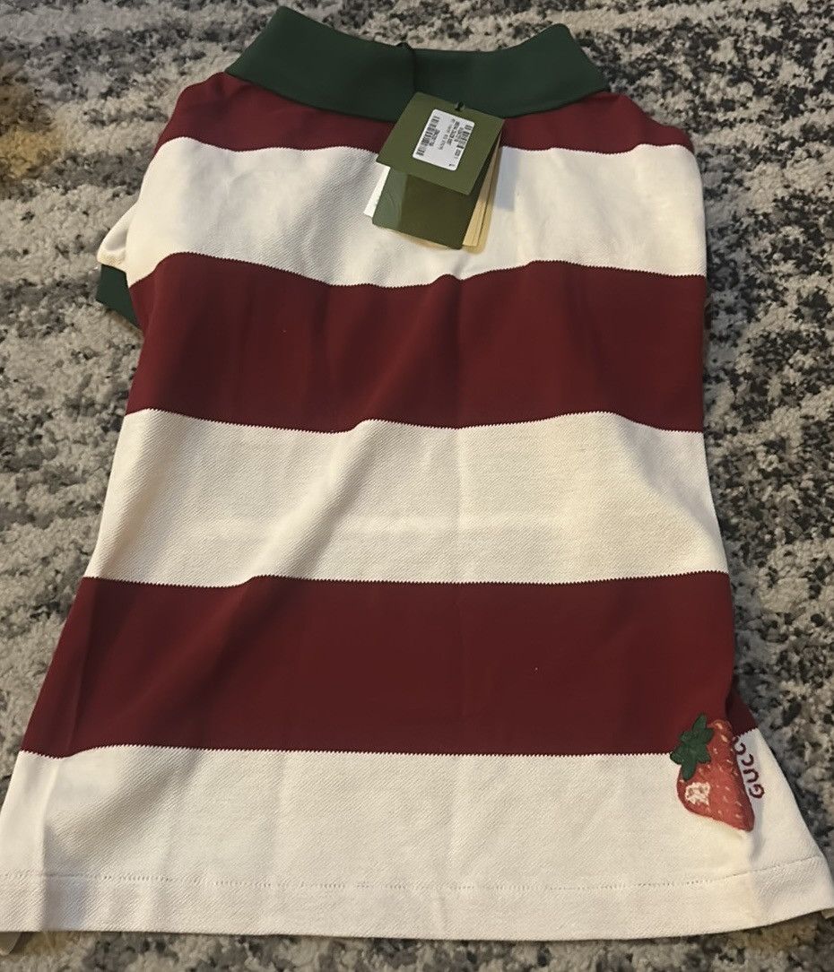 Gucci Gucci Pet Striped T-shirt with Patch size L Size ONE SIZE - 2 Thumbnail