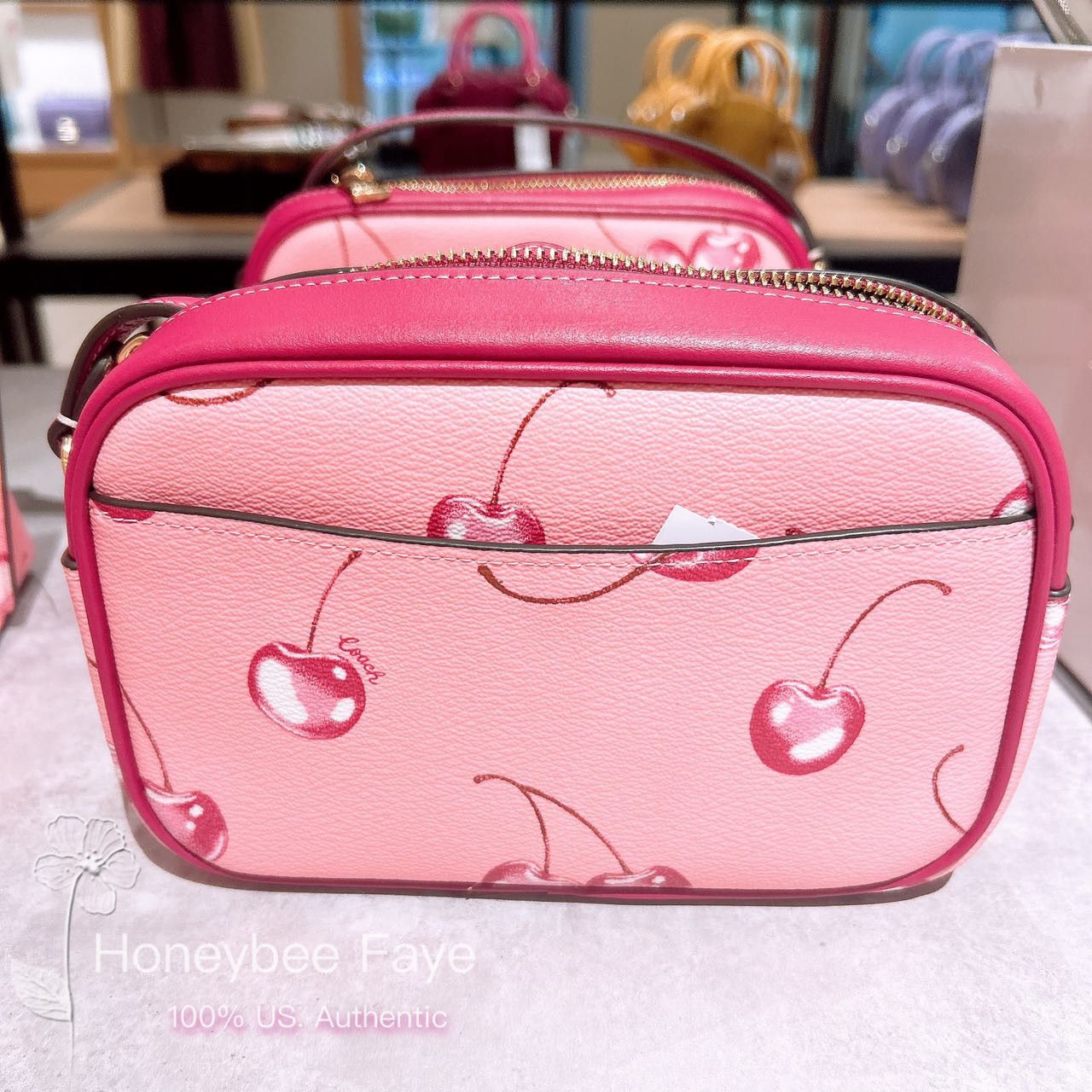 Mini Jamie Camera Bag With Cherry Print CR173