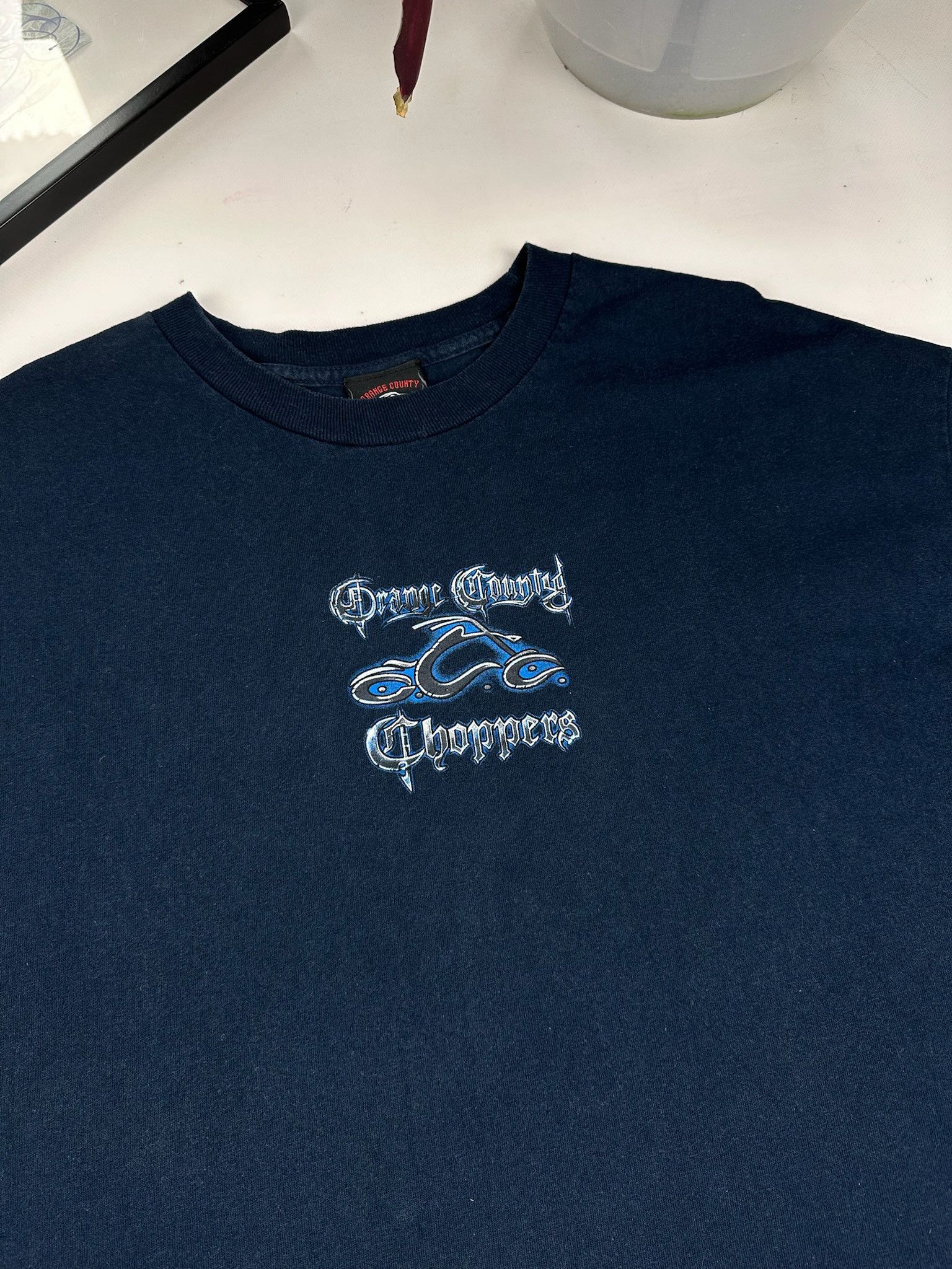 West Coast Choppers Vintage Y2K Orange County Choppers Graphic Tee Size US XL / EU 56 / 4 - 3 Thumbnail