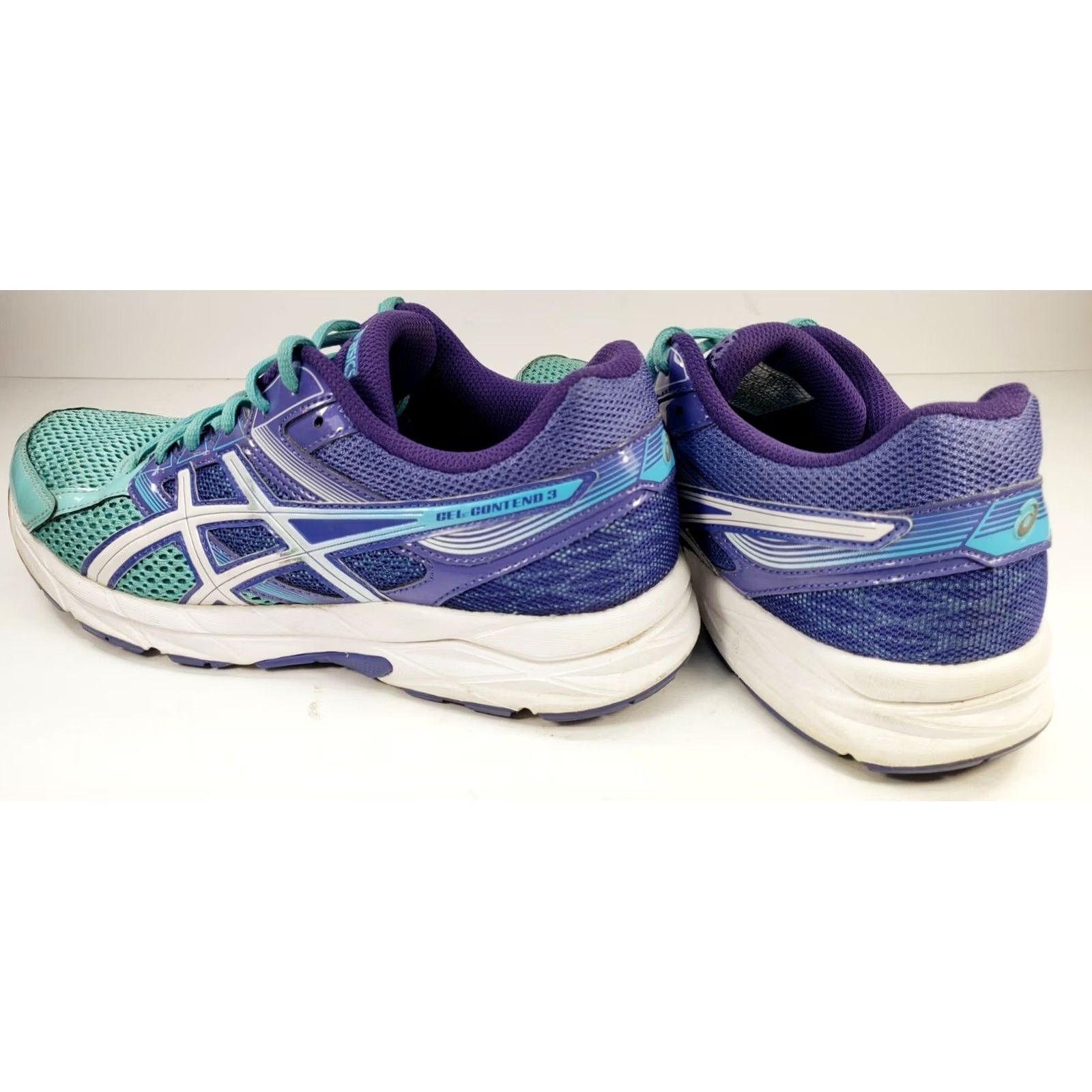 Asics Asics Gel Contend 3 Running Shoes Women's Sz 8.5M Teal Purple T5F9N Size US 9 / IT 39 - 7 Thumbnail