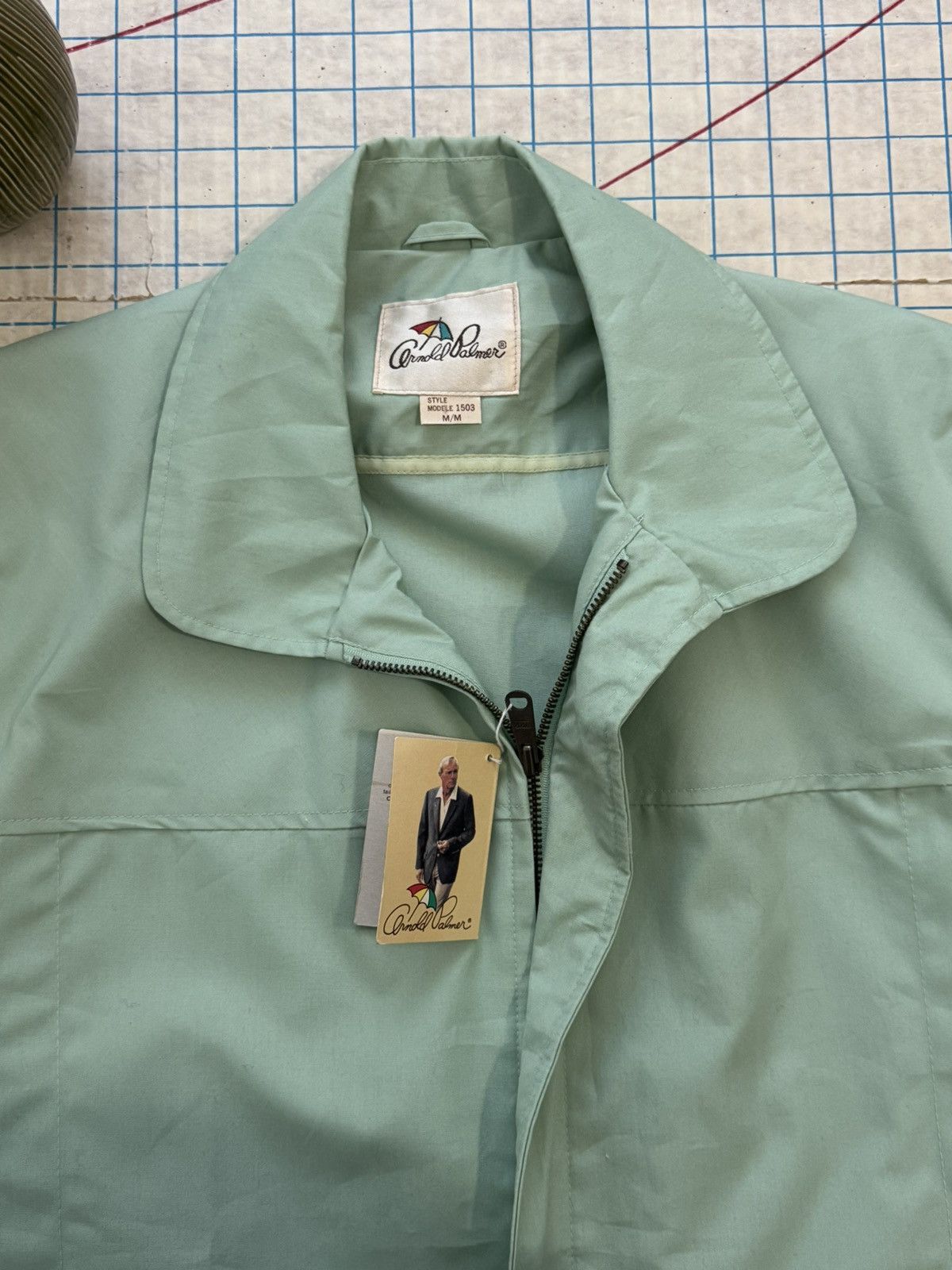 Other × Vintage NWT Vintage Arnold Palmer Mint Green Golf Jacket Size Medium Size US M / EU 48-50 / 2 - 7 Thumbnail