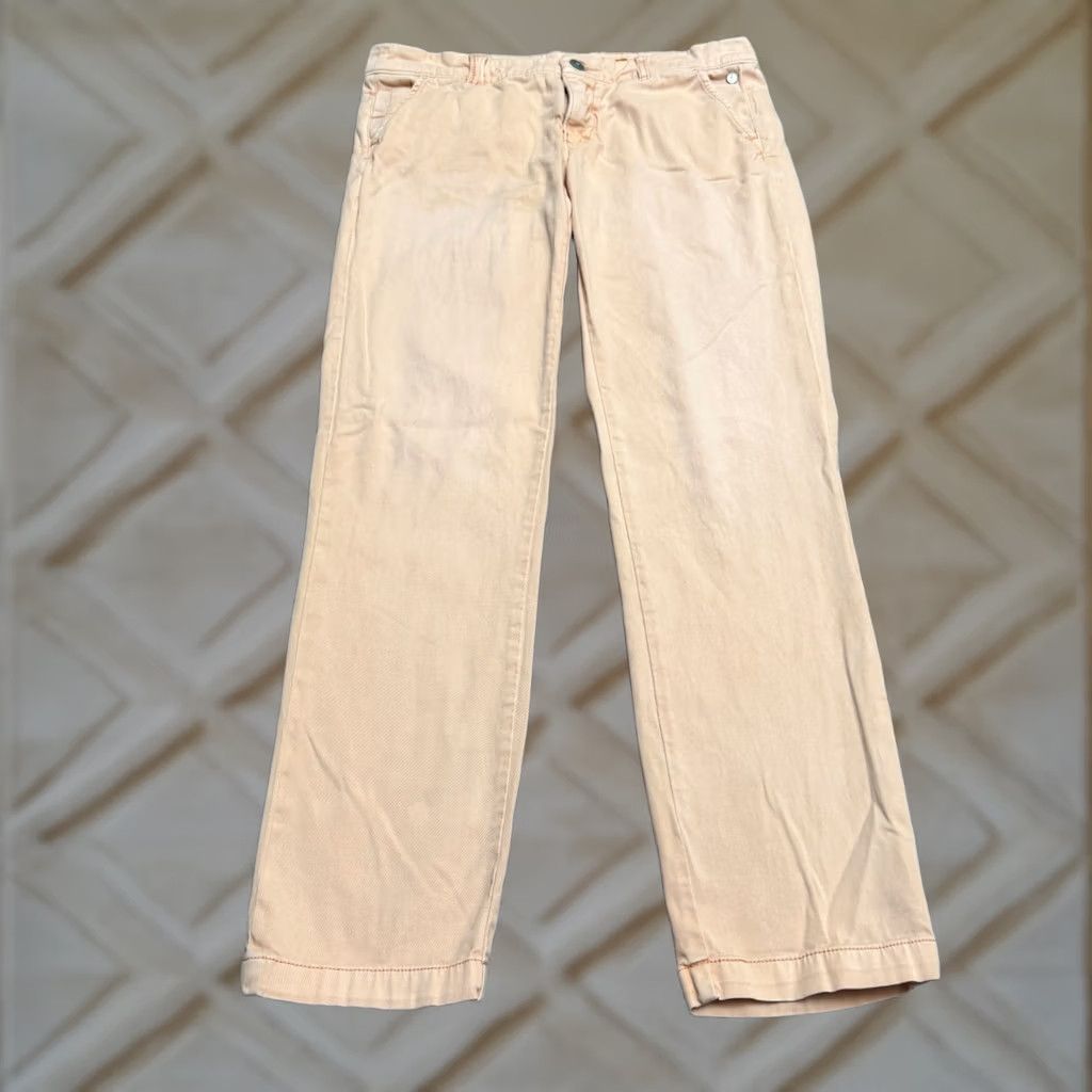 Vintage Anthropologie Pilcro Hyphen Fit Straight Leg Ankle Denim Jeans Womens 27 Pink Size 27" / US 4 / IT 40 - 1 Thumbnail
