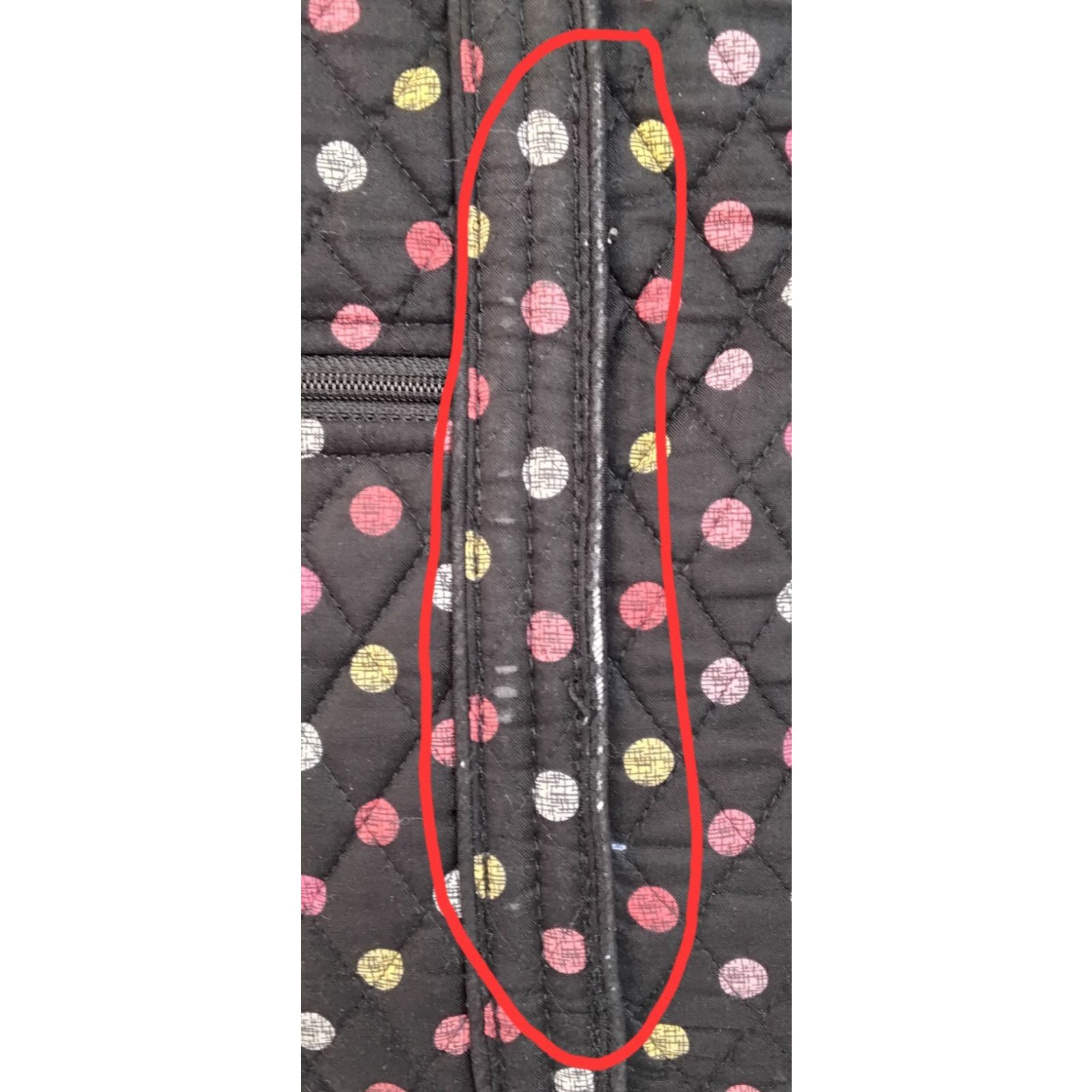 Vera Bradley Vera Bradley Tote Bag Work Shoulder Bag Black Havana Dots Size ONE SIZE - 13 Thumbnail