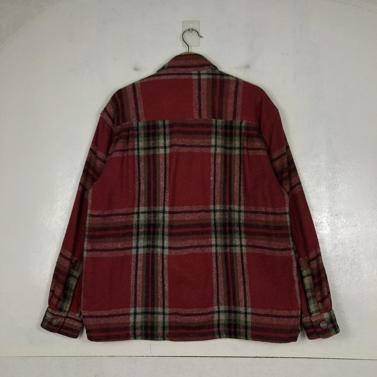 Flannel 📌VINTAGE WOOL FLANNEL JACKET RECIPRO ISSEY MIYAKE Size US M / EU 48-50 / 2 - 10 Thumbnail