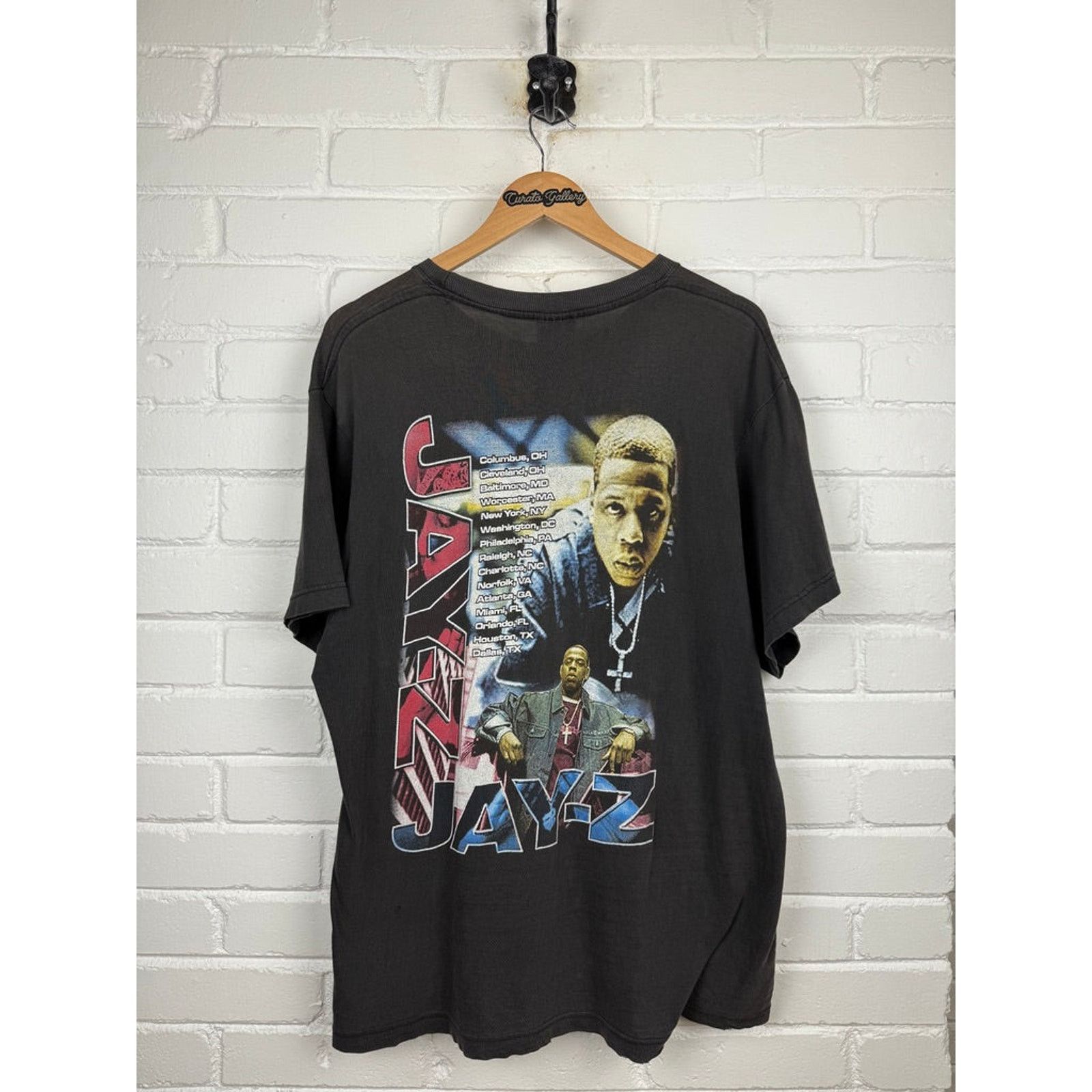 Vintage Vintage 90s Jay Z Rap Tee Parking Lot Music Tour T Shirt L Size US L / EU 52-54 / 3 - 2 Thumbnail