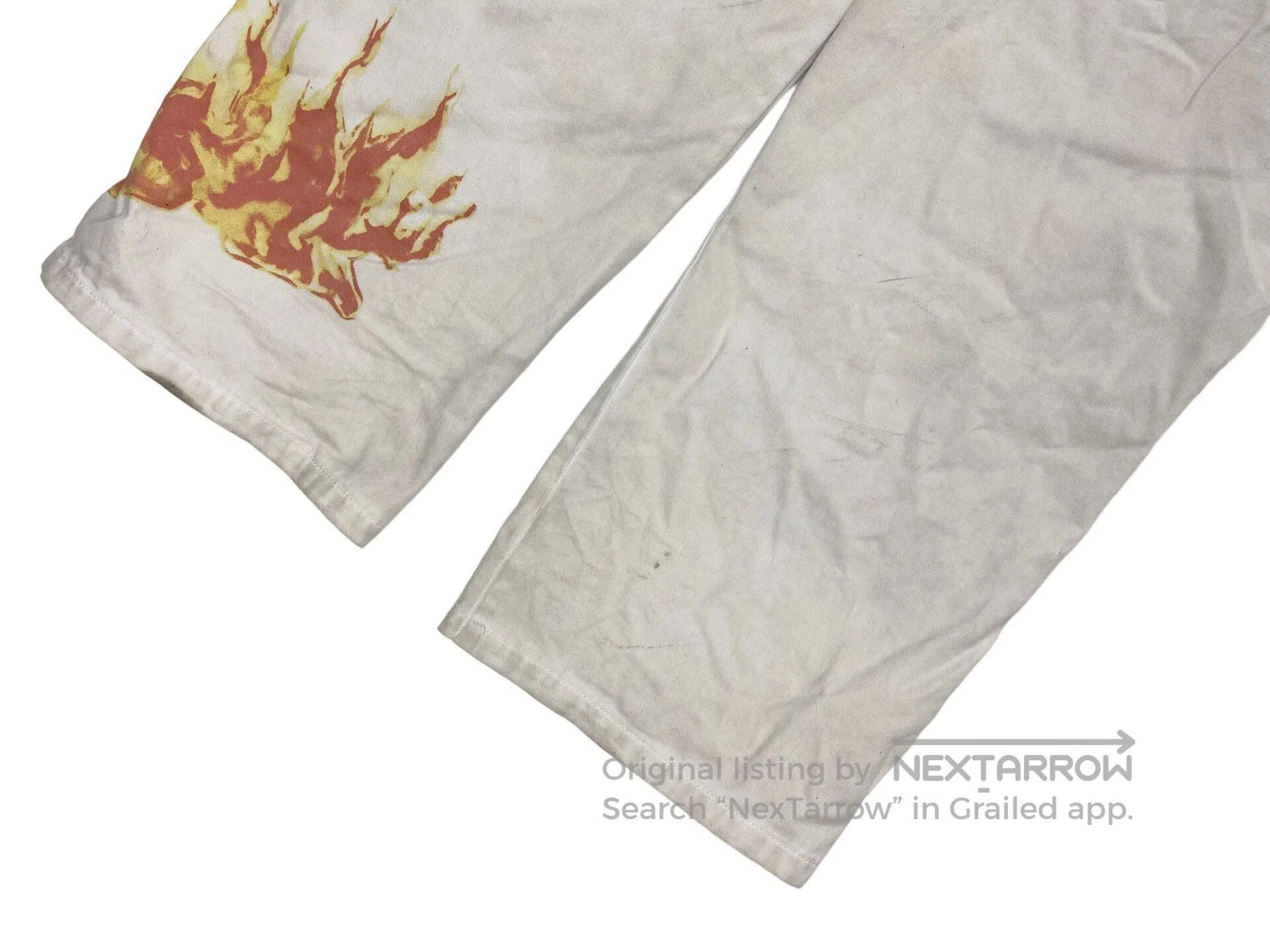 Travis Scott Travis Scott Lightning Logo Graffiti Work Pants Size US 34 / EU 50 - 6 Thumbnail