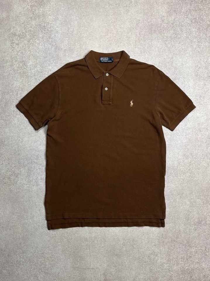 Polo Ralph Lauren Vintage Polo Ralph Lauren Brown Old Money Shirt M Size US M / EU 48-50 / 2 - 1 Thumbnail