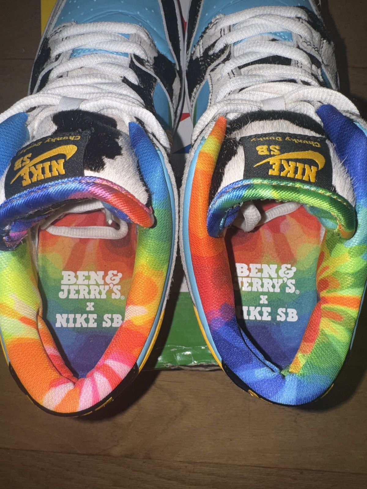 Nike BEN & JERRY'S X DUNK LOW SB 'CHUNKY DUNKY' Size US 9 / EU 42 - 11 Thumbnail
