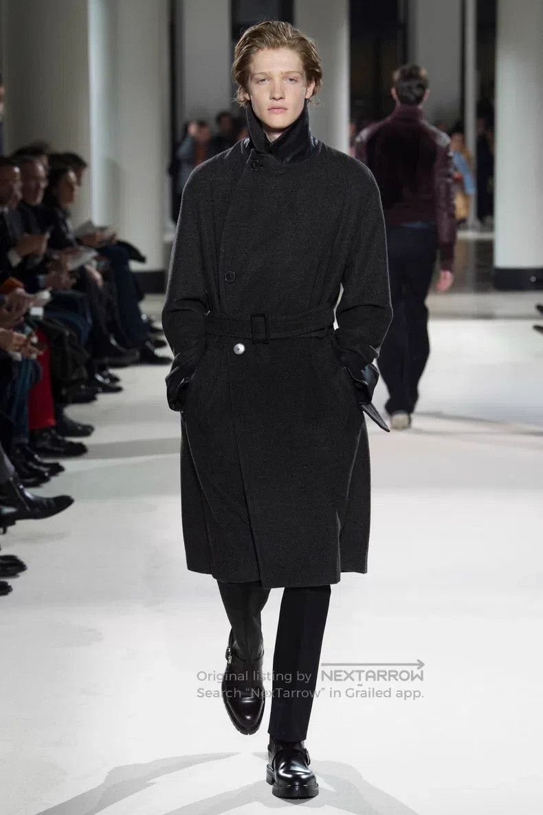 Hermes Hermes Show model pure cashmere wool blend leather trench Size US S / EU 44-46 / 1 - 9 Thumbnail