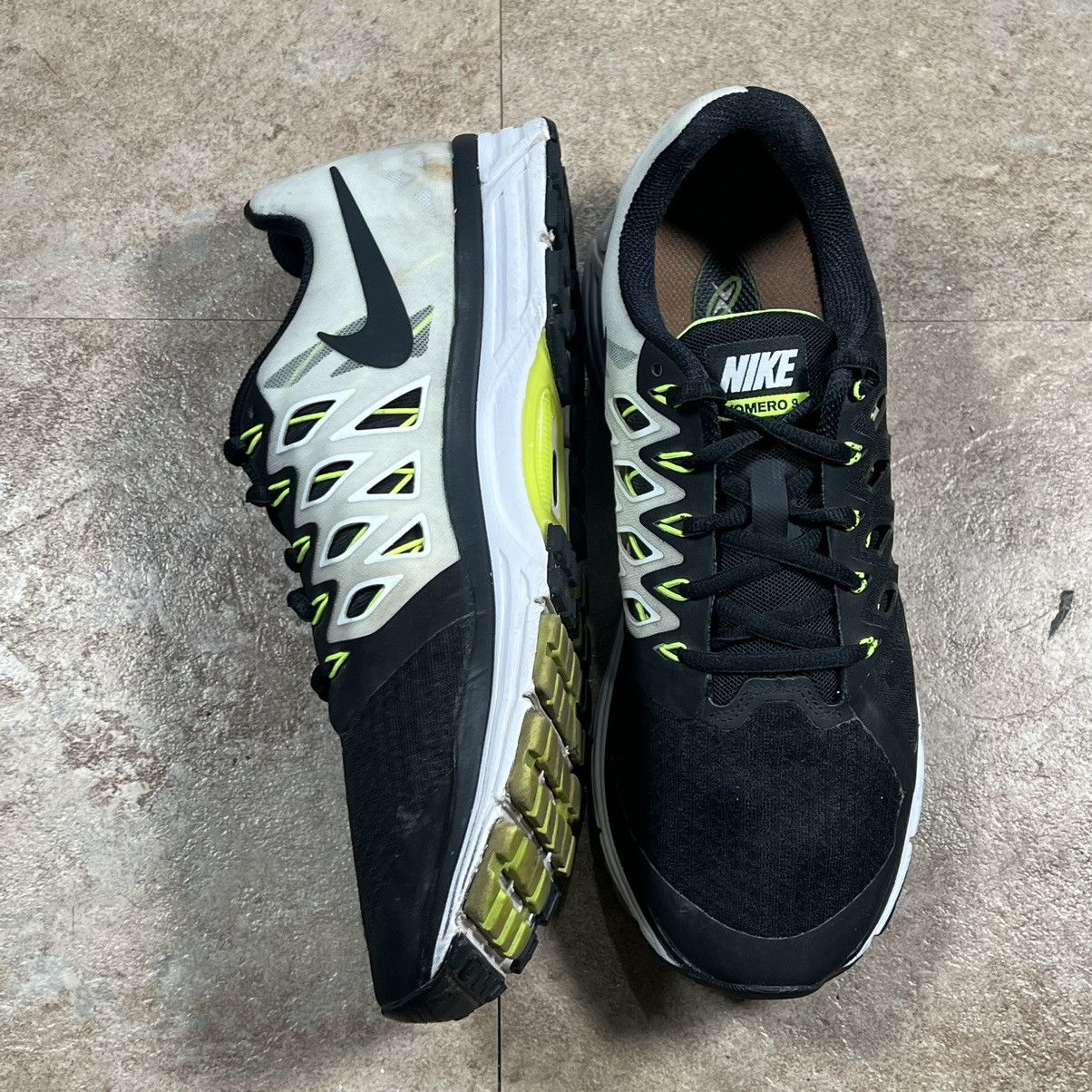 Nike Nike Zoom Vomero 9 Shoes Black Green Neon Running Sneakers Size US 10.5 / EU 43-44 - 3 Thumbnail