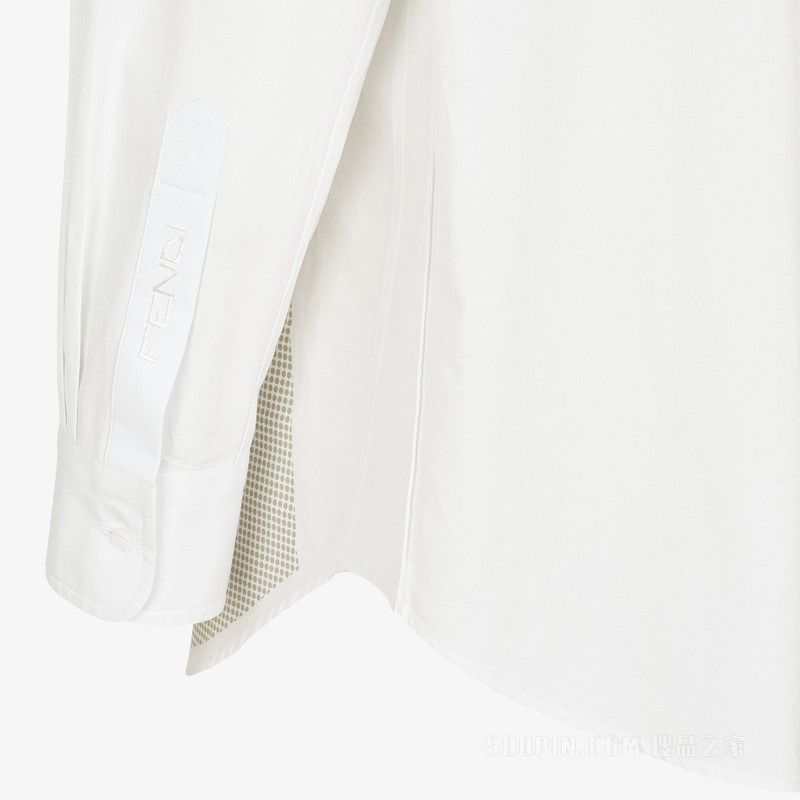Fendi o1s1wg110825 Shirt in White Size L / US 10 / IT 46 - 3 Thumbnail