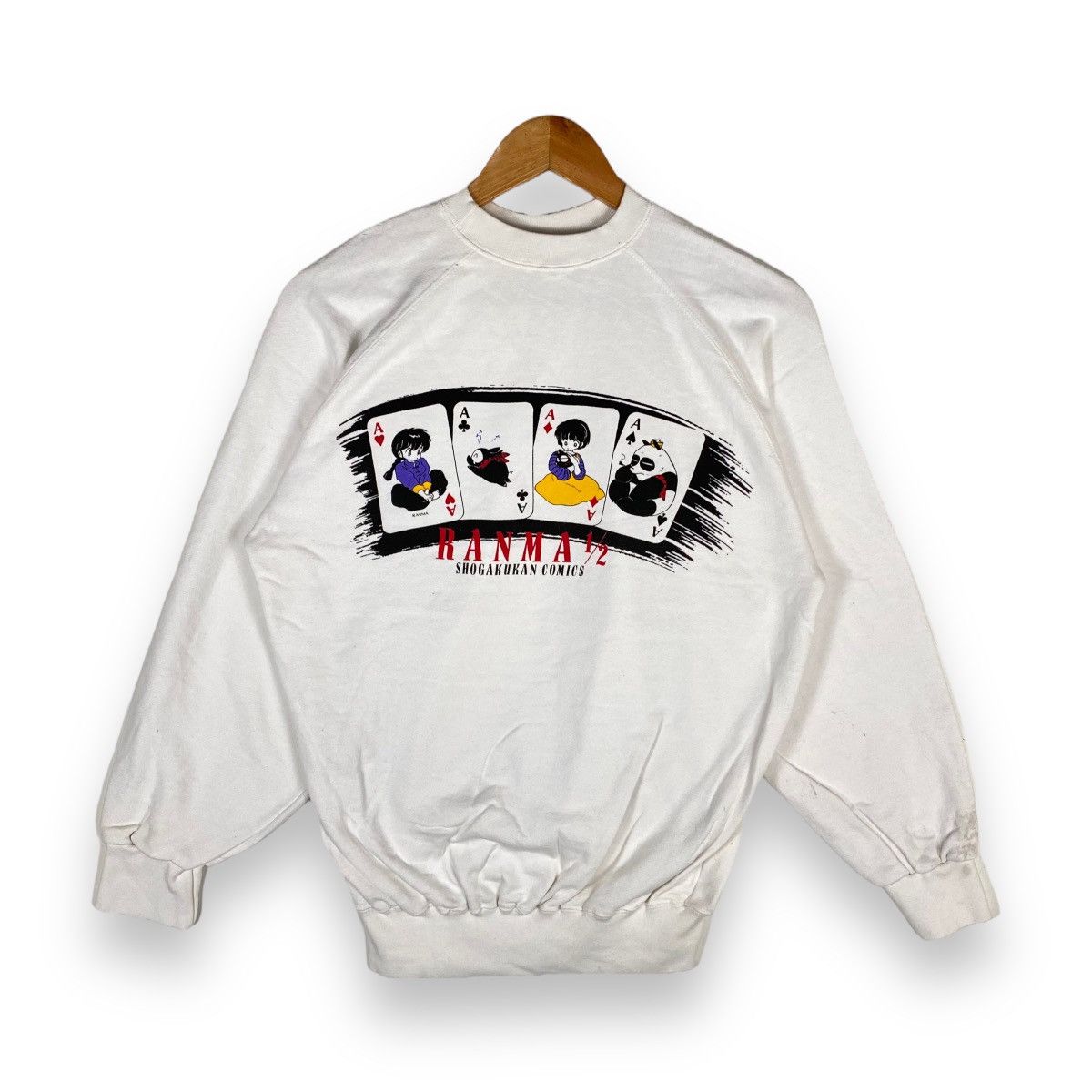 Anime VINTAGE 80's RANMA 1/2 ANIME SHOGAKUKAN COMICS SWEATSHIRT Size US L / EU 52-54 / 3 - 1 Thumbnail