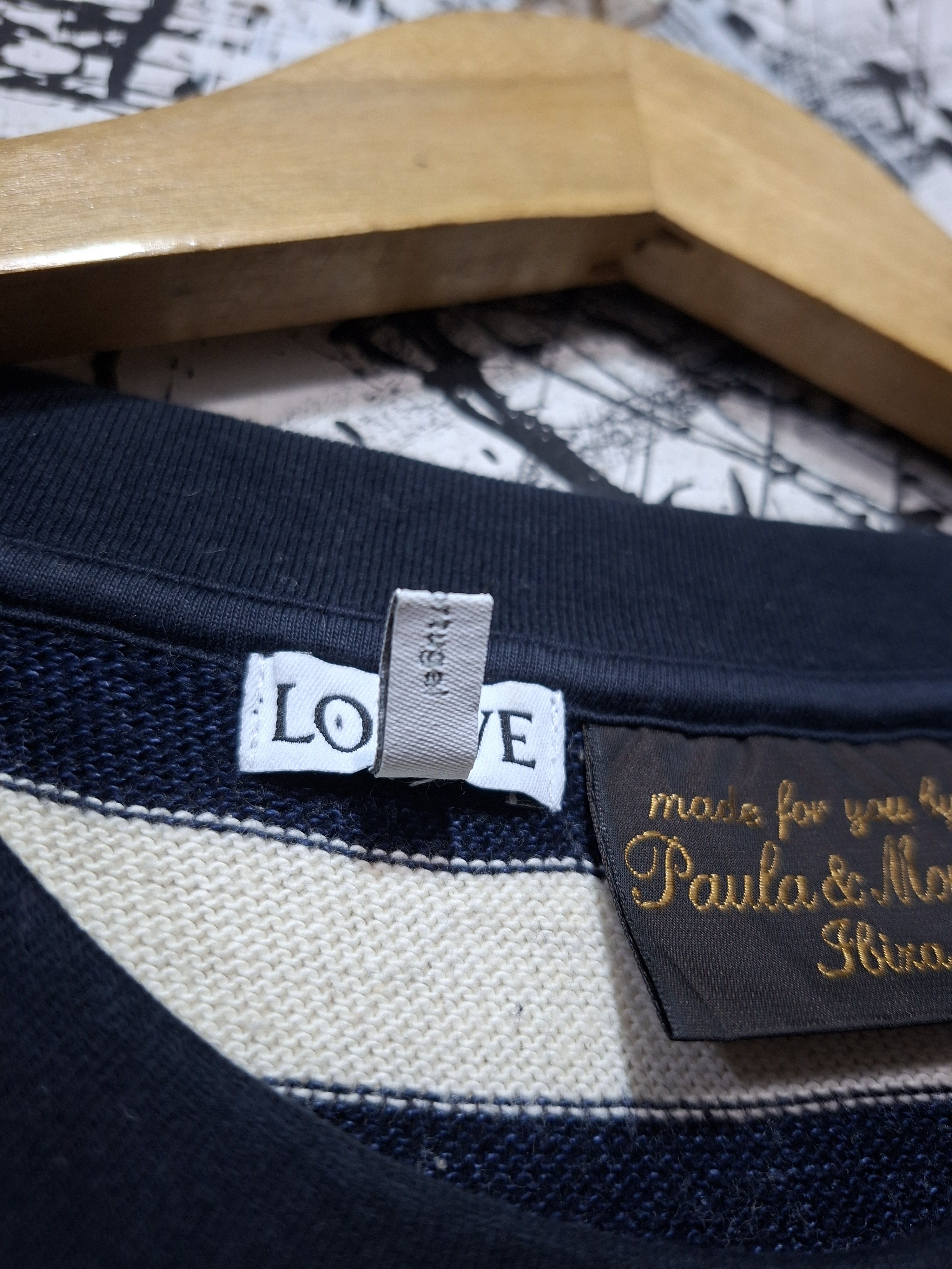 Loewe LOEWE X PAULA'S IBIZA LOGO STRIPE SWEATSHIRT Size US L / EU 52-54 / 3 - 5 Thumbnail