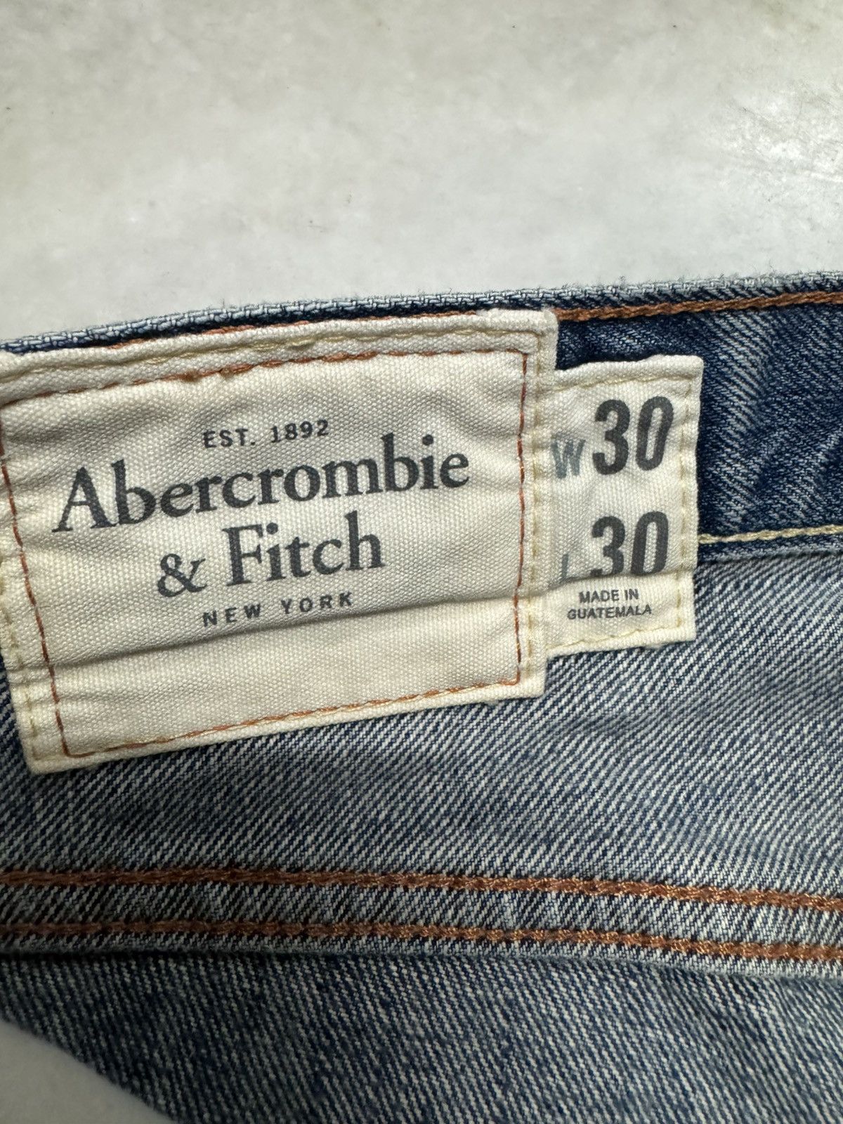 Vintage 💥FLARE💥90s STYLE ABERCROMBIE & FITCH SICK SAND WASH DISTRESS Size US 30 / EU 46 - 12 Thumbnail