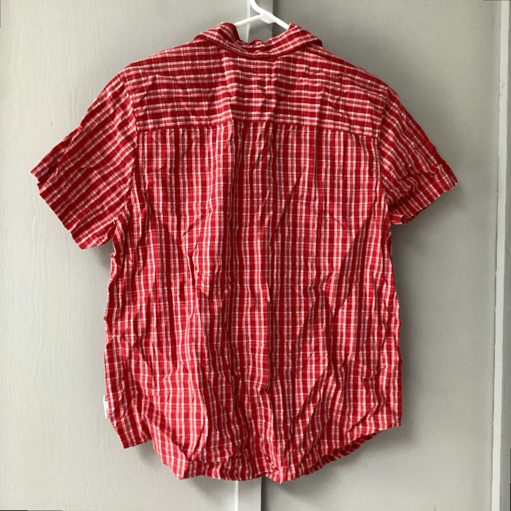 Disney VINTAGE Disney Women's Red Plaid Winnie The Pooh Flannel Shirt Medium Size M / US 6-8 / IT 42-44 - 2 Preview
