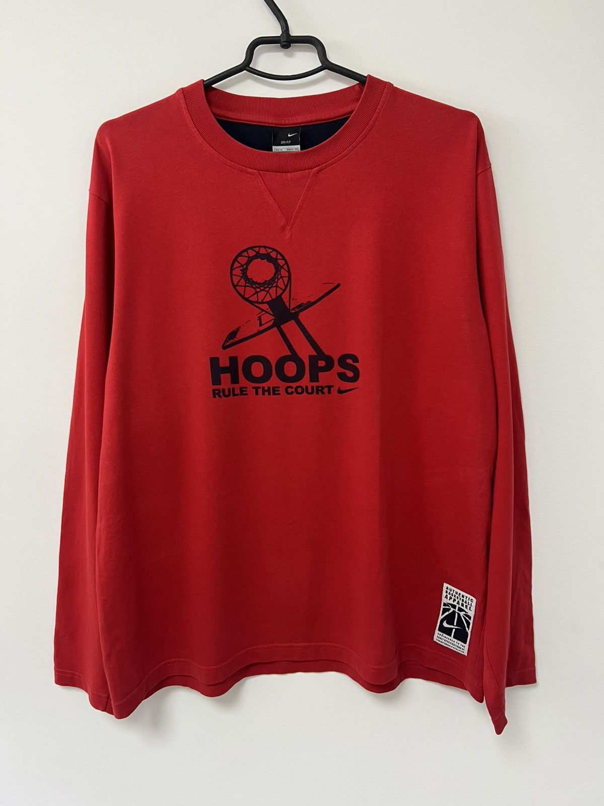 NBA Vintage 90s Nike Basketball Longsleeve Nba Streetball 5 on 5 Size US M / EU 48-50 / 2 - 4 Thumbnail