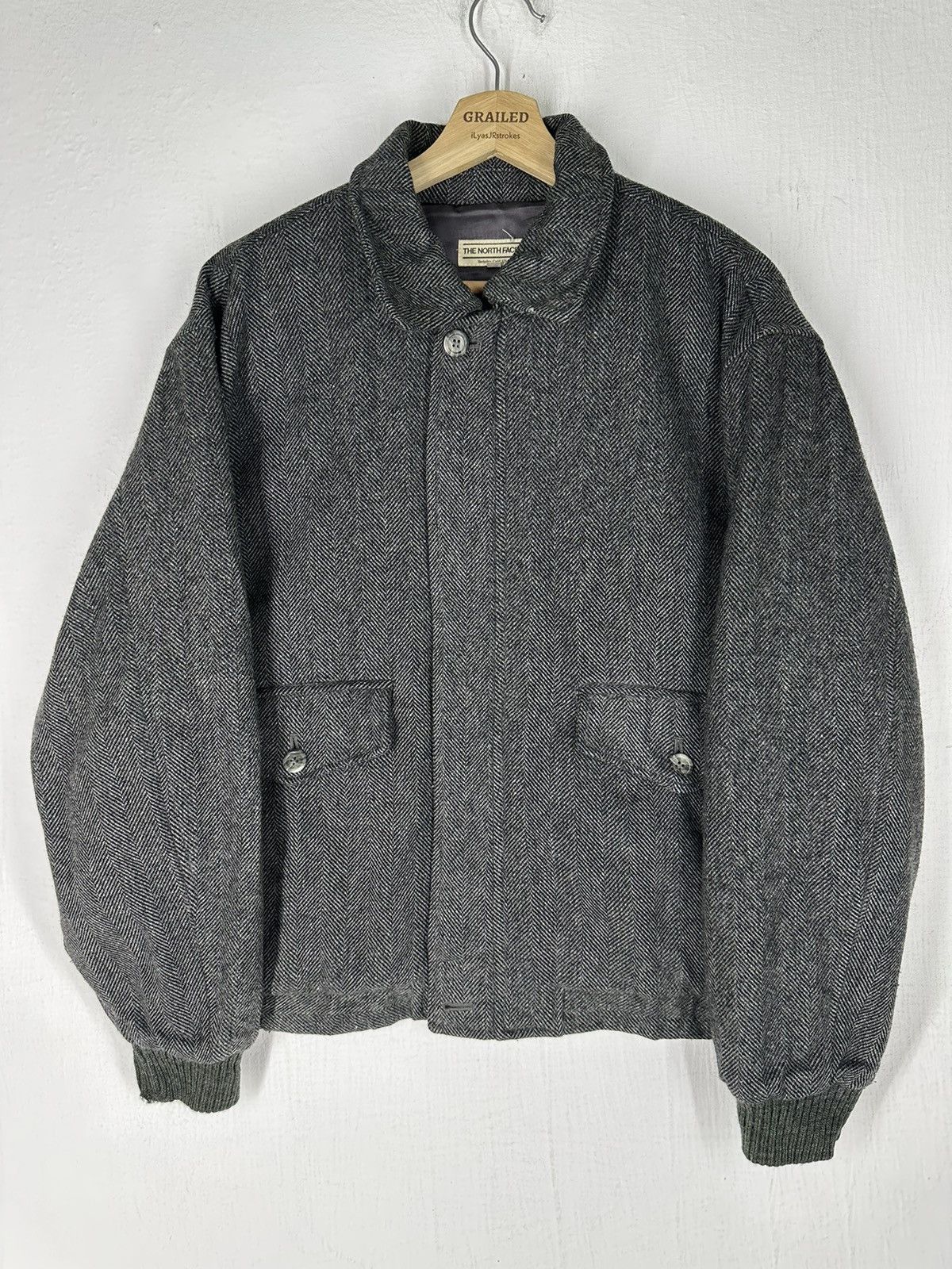 The North Face Vintage TNF The North Face Worker Wool Jacket Size US L / EU 52-54 / 3 - 1 Thumbnail