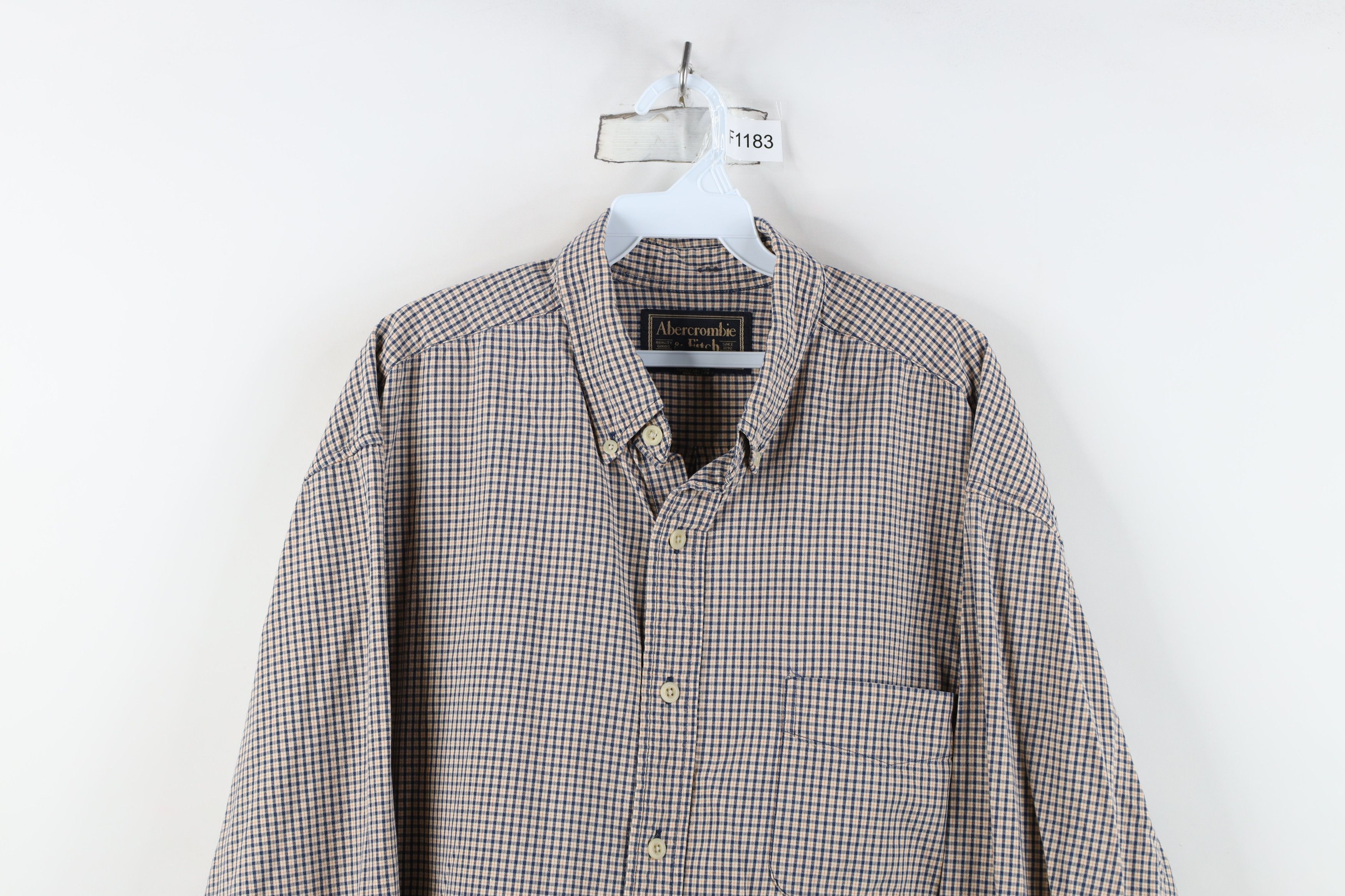 Abercrombie & Fitch Vintage 90s Abercrombie & Fitch Collared Button Down Shirt Size US L / EU 52-54 / 3 - 2 Thumbnail