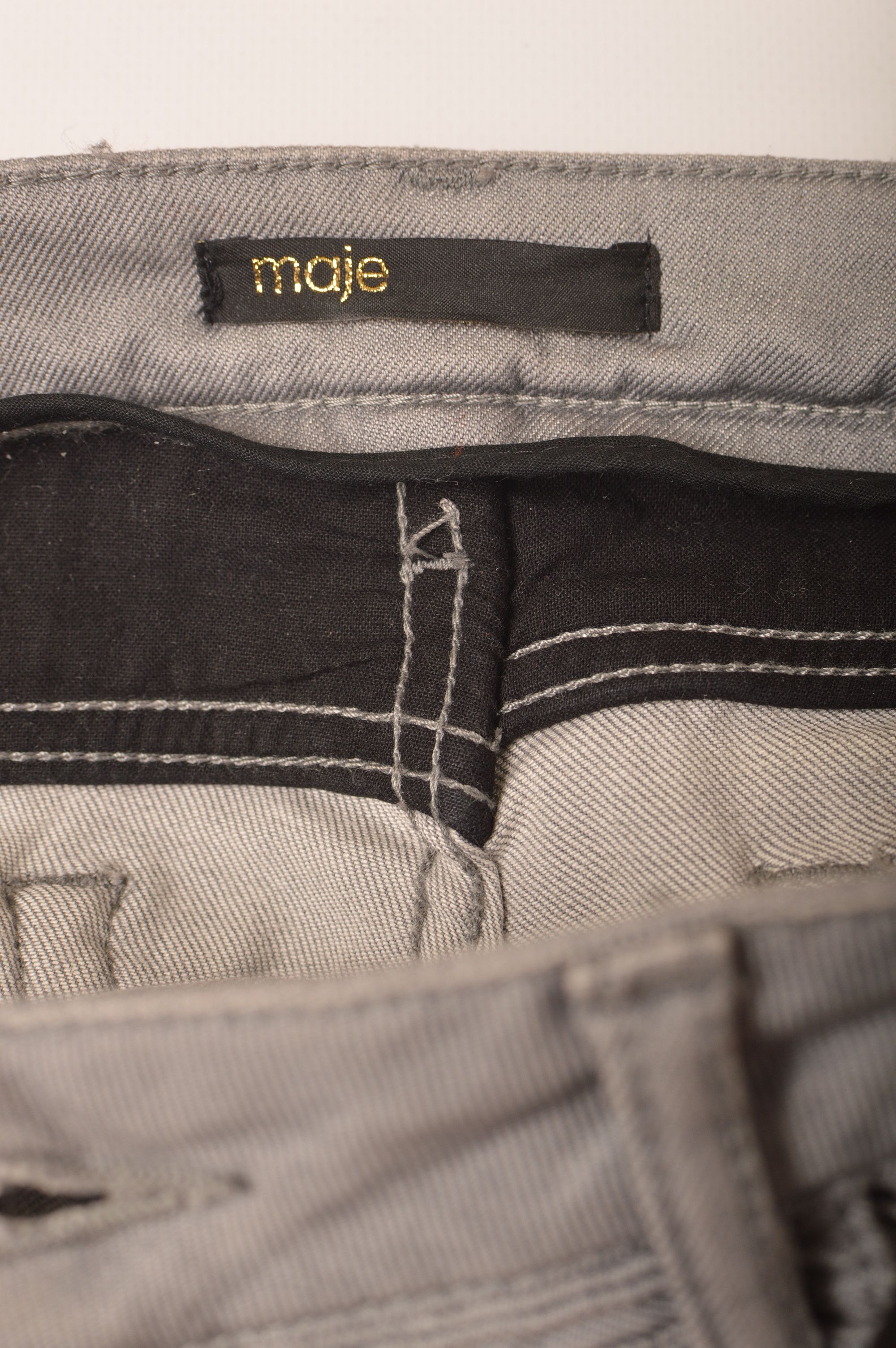 Maje Maje W's Skinny Moto Biker Jeans H14FOWNTOWN Size 26" / US 2 / IT 38 - 8 Thumbnail