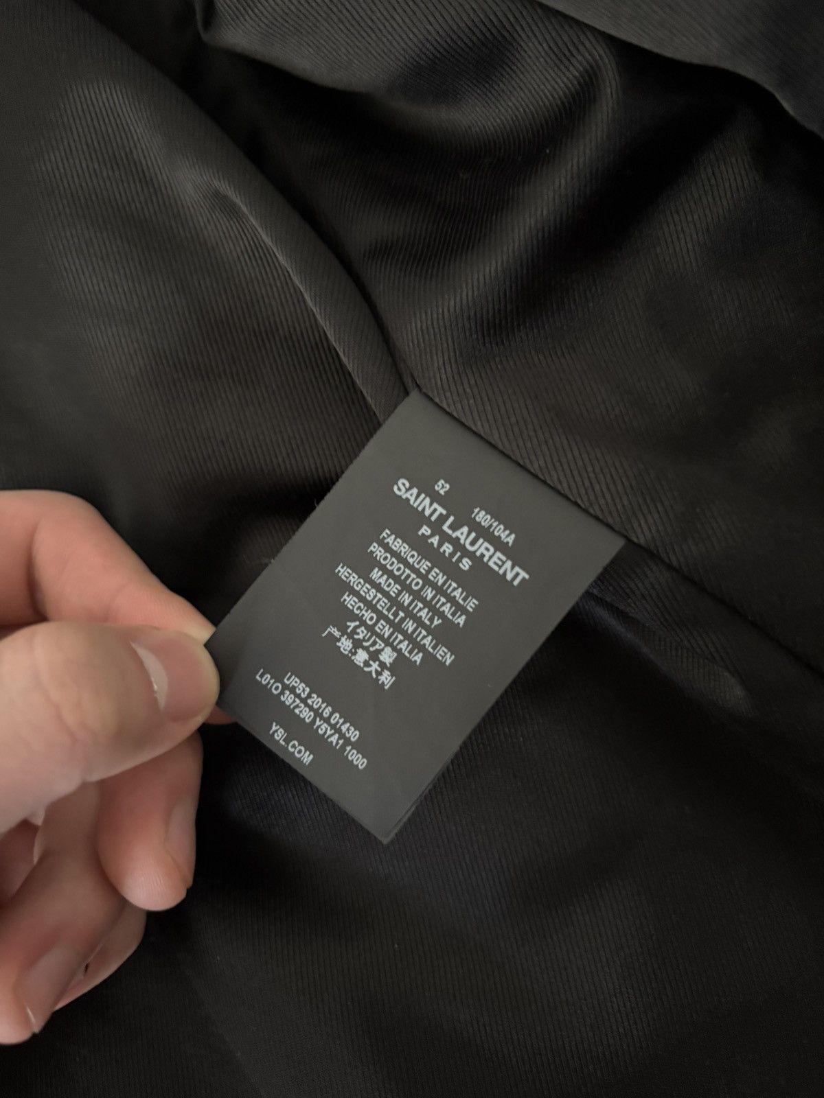 Saint Laurent Paris Saint Laurent L01 2016 Leather Jacket Size US L / EU 52-54 / 3 - 5 Thumbnail