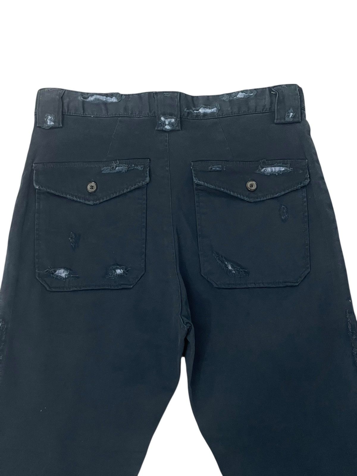 Maison MIHARA YASUHIRO New Fatique Pant Miharayasuhiro Distressed Stretch 1🟦2 j Size US 31 - 16 Thumbnail