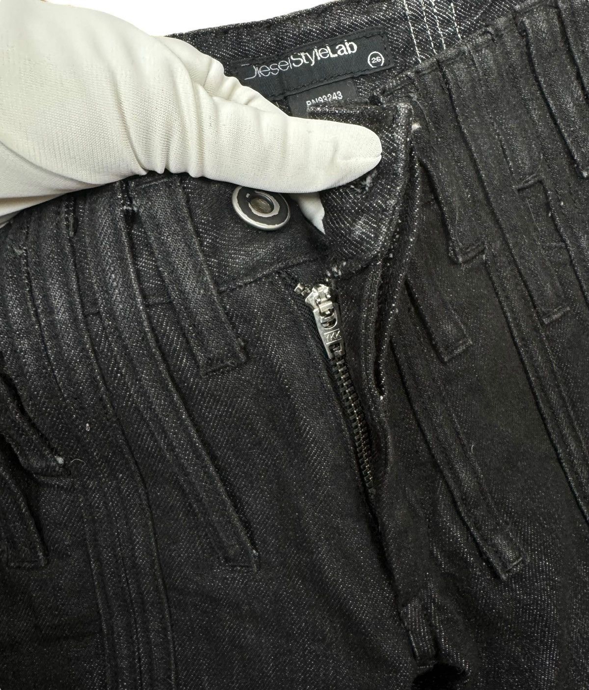 Diesel × Vintage Diesel Style Lab Archive Jeans Strap size 26 Size 26" / US 2 / IT 38 - 11 Thumbnail