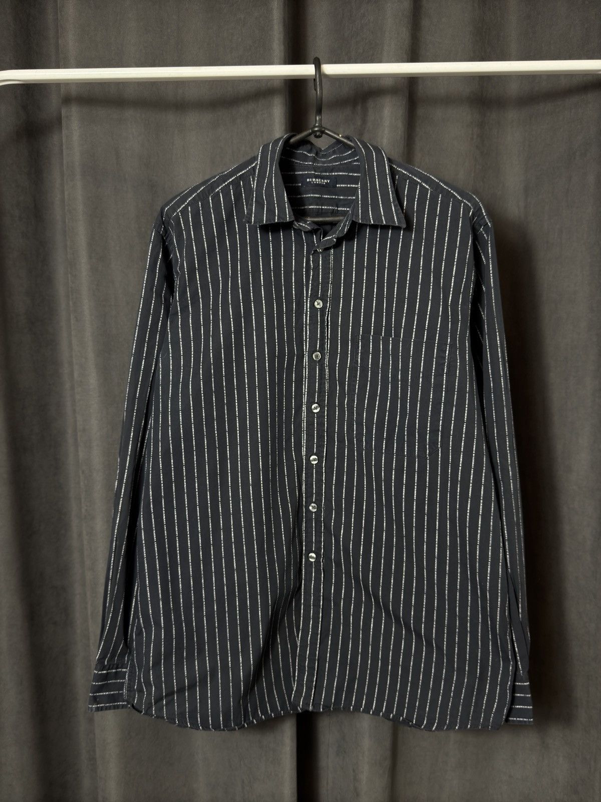 Burberry Burberry Monogram Black Button Up Size US M / EU 48-50 / 2 - 1 Thumbnail