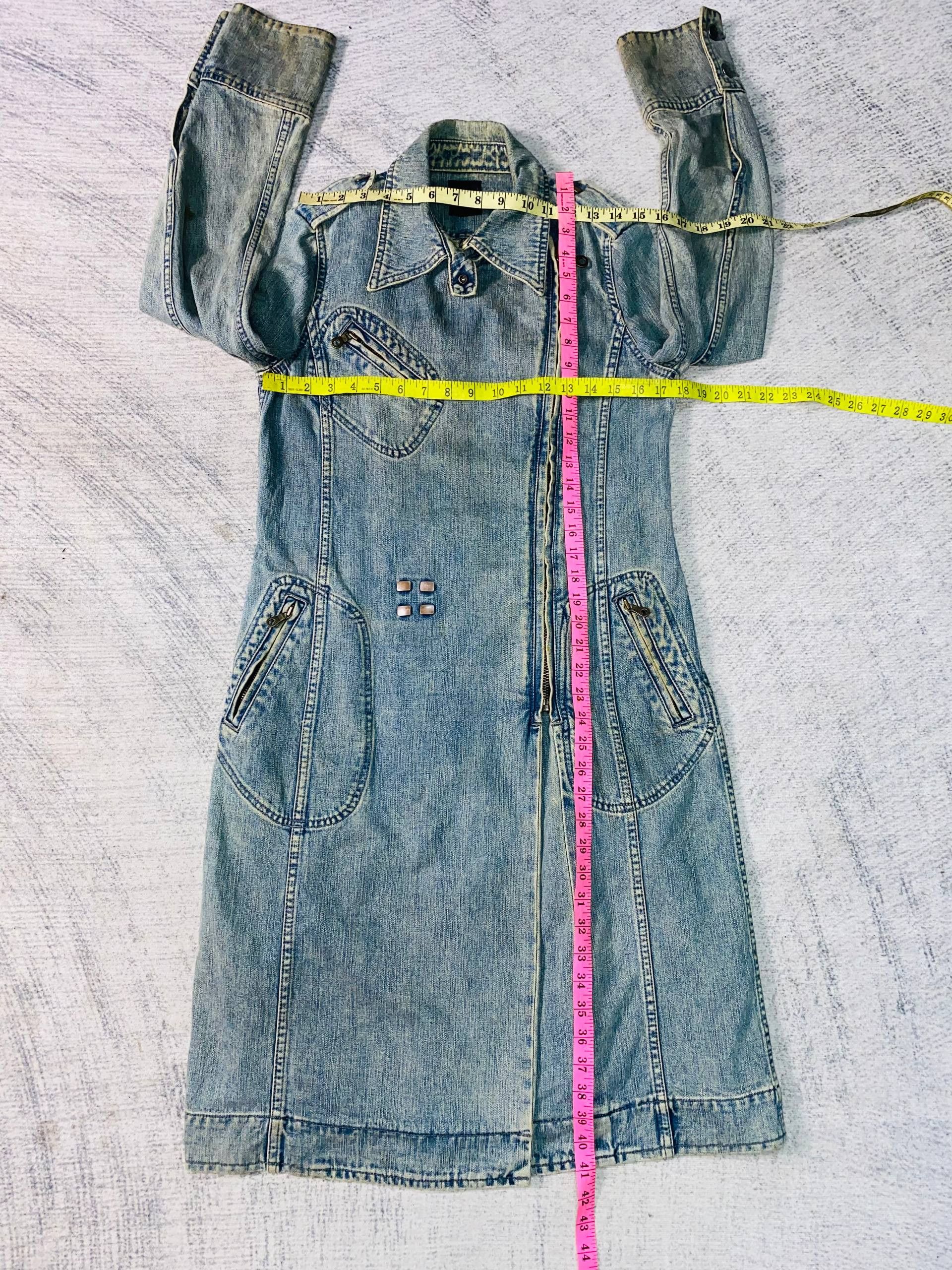 Roen Roen Rugged Denim Long Jacket Size S / US 4 / IT 40 - 15 Thumbnail