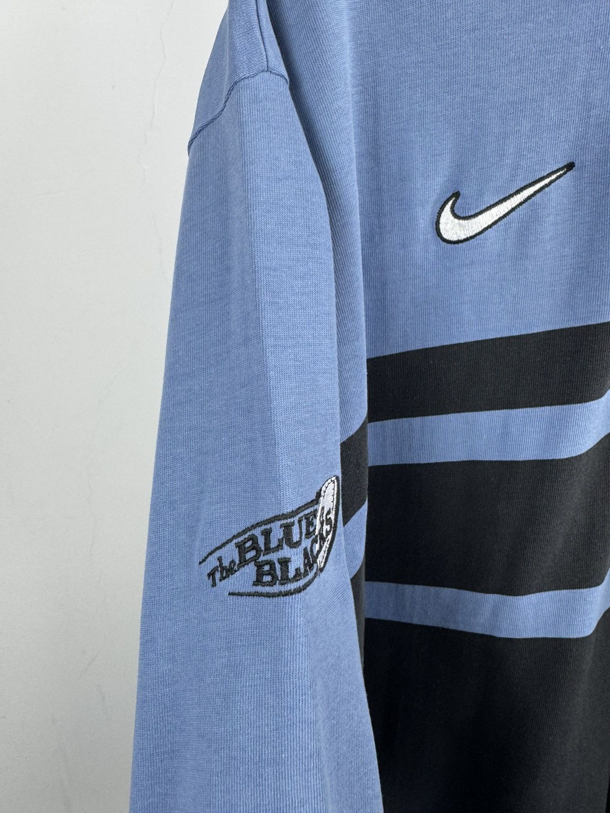 Nike Vintage 90’s Nike Cardiff C.R.F.C Long Sleeve Rugby Jersey Size US XL / EU 56 / 4 - 4 Thumbnail
